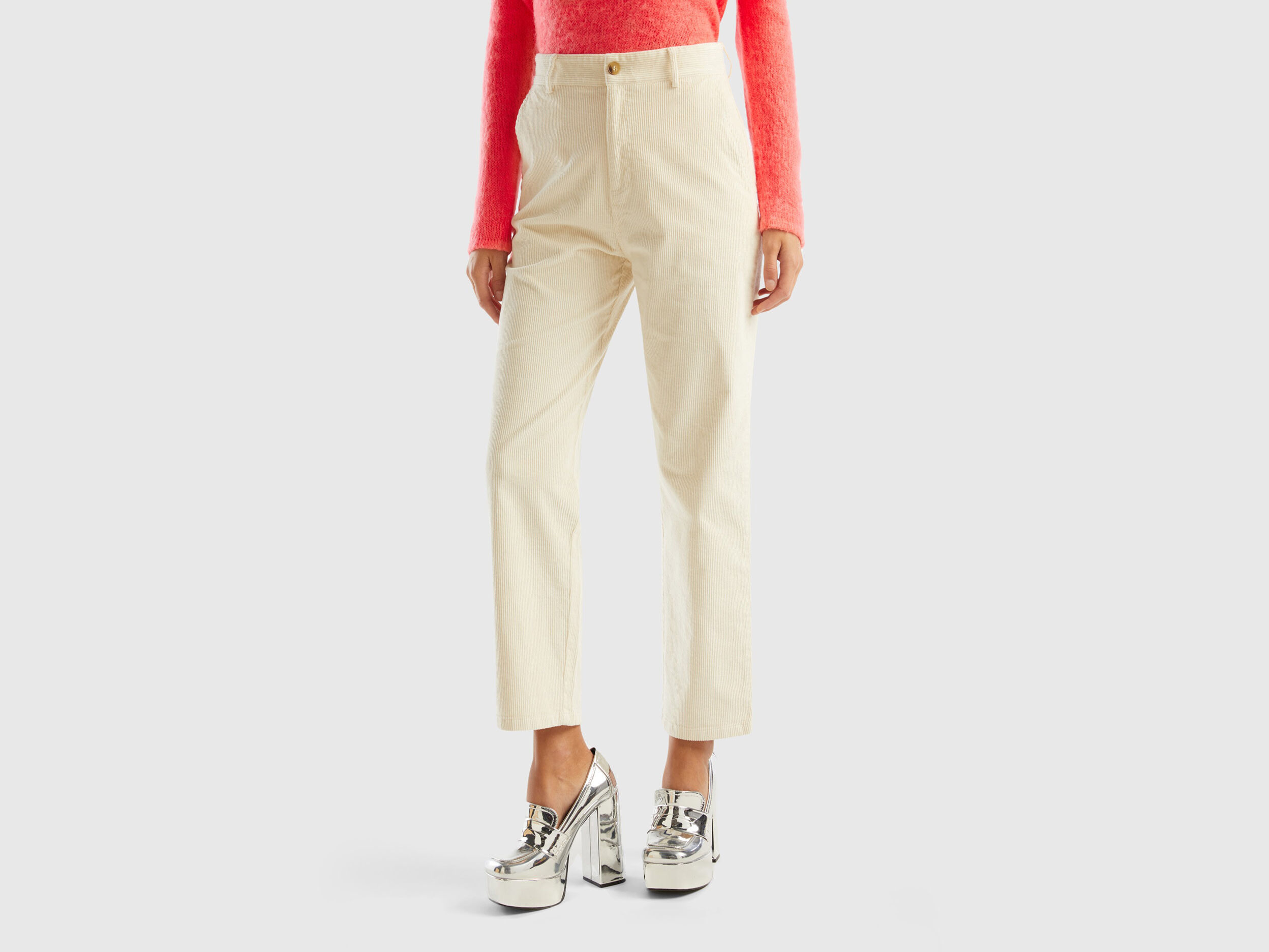 Soft corduroy trousers