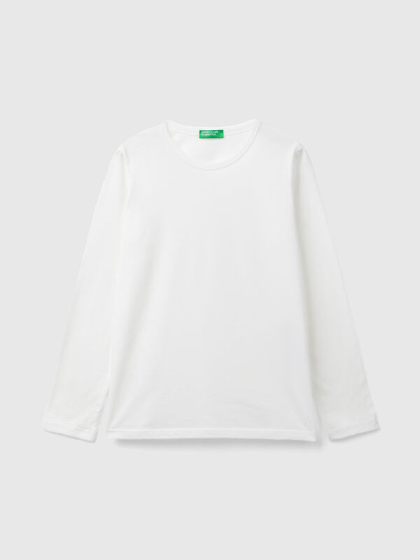 Long sleeve t-shirt in organic cotton Junior Girl