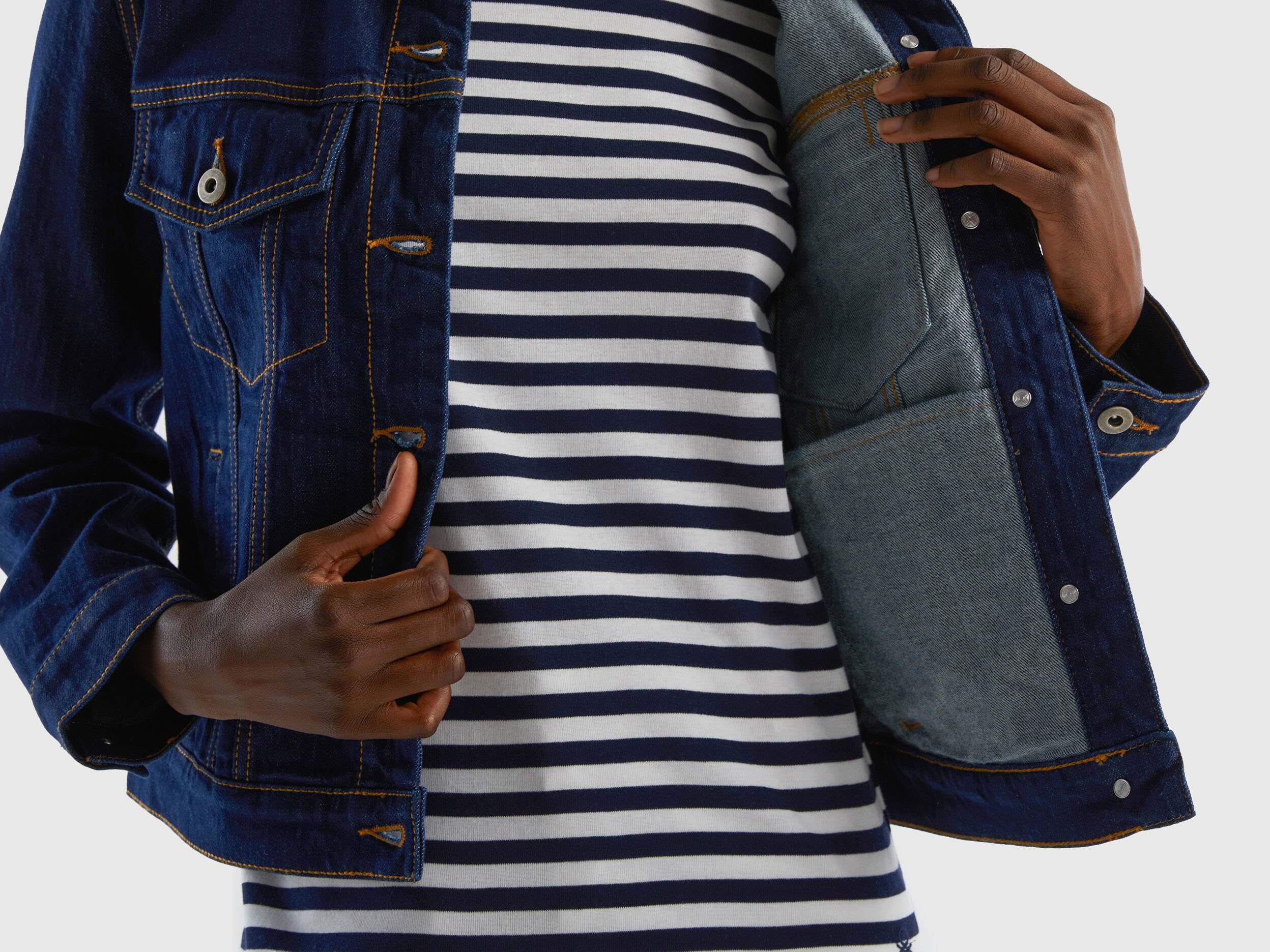 Benetton denim jacket on sale