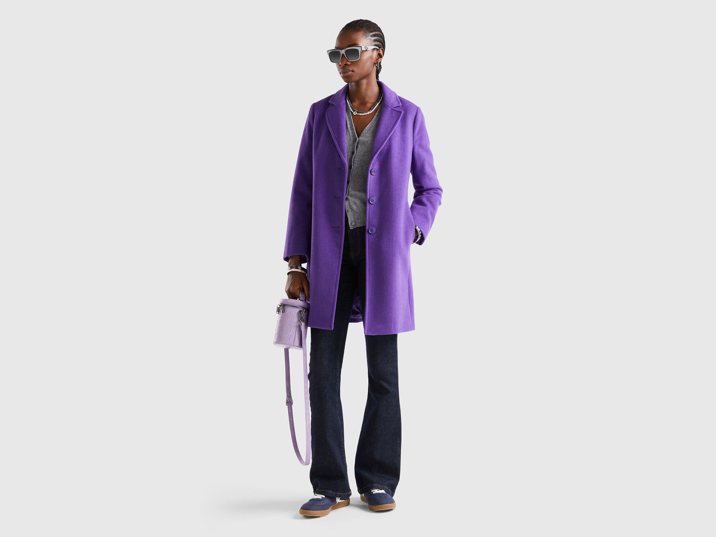 Benetton wool coat 2025