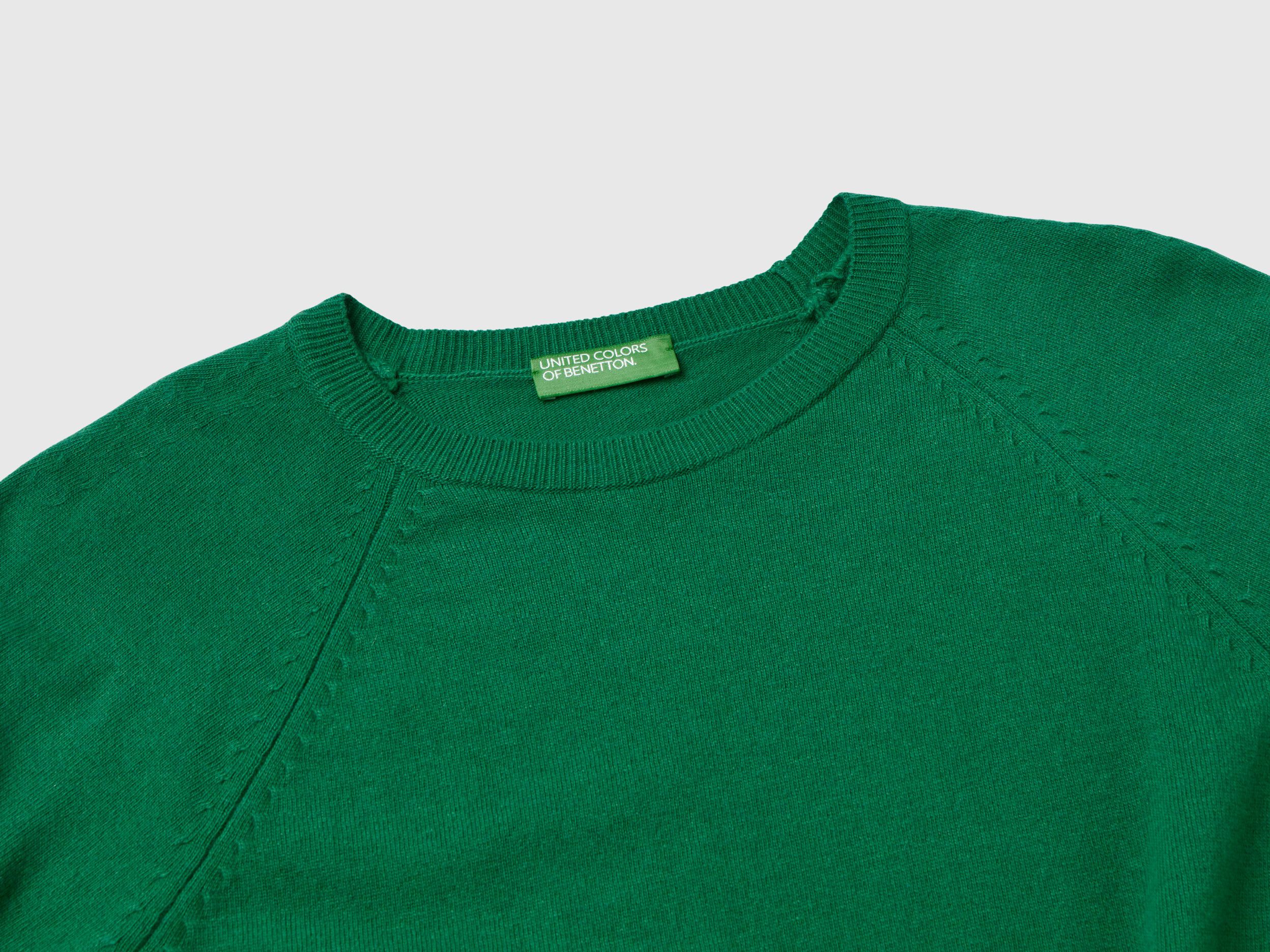 Crew neck best sale sweater green
