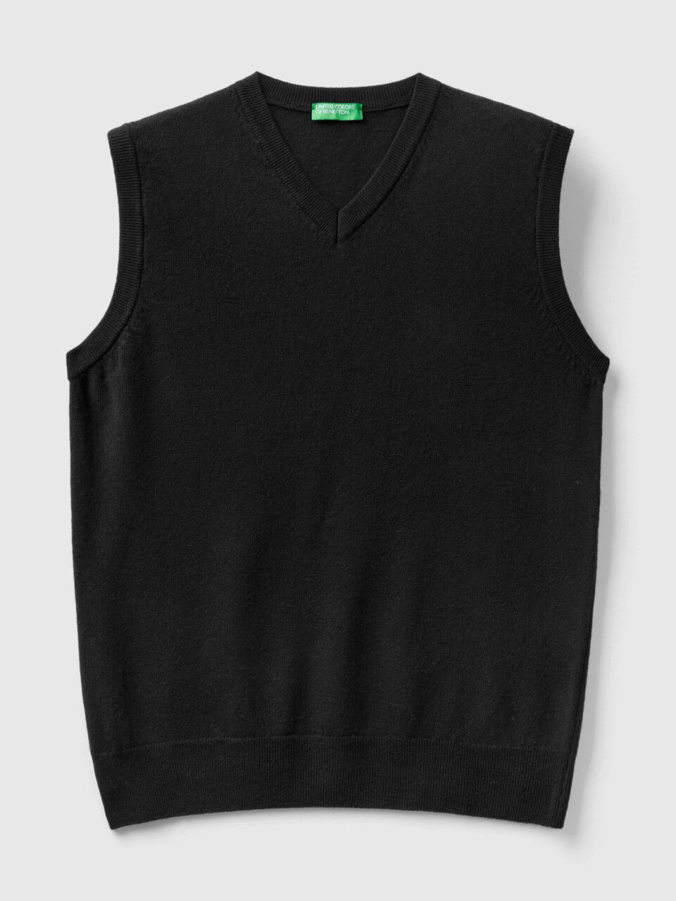 Black sweater 2025 vest long