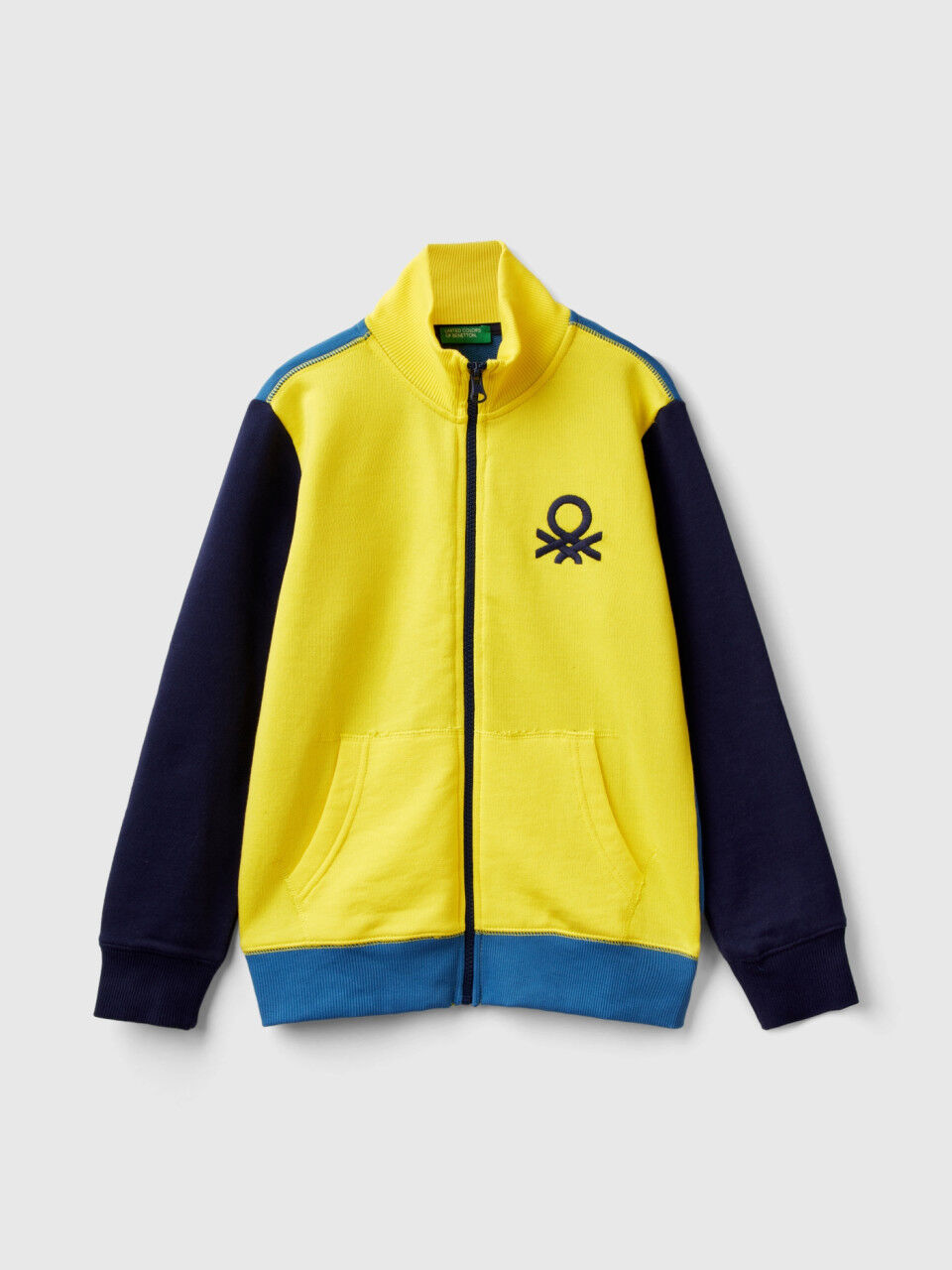 United colors of sales benetton yellow sweatshirt