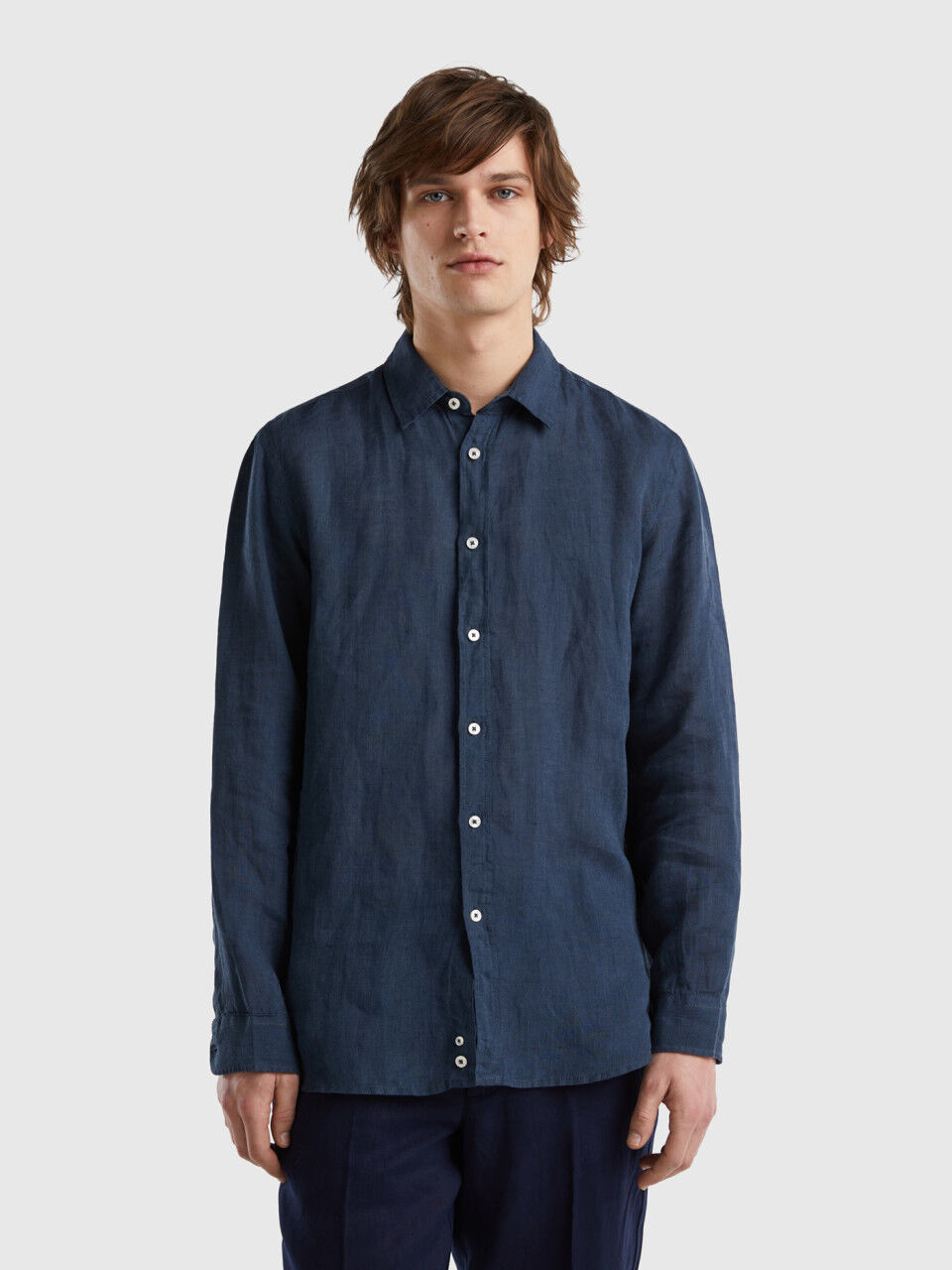 Camisa benetton hotsell hombre