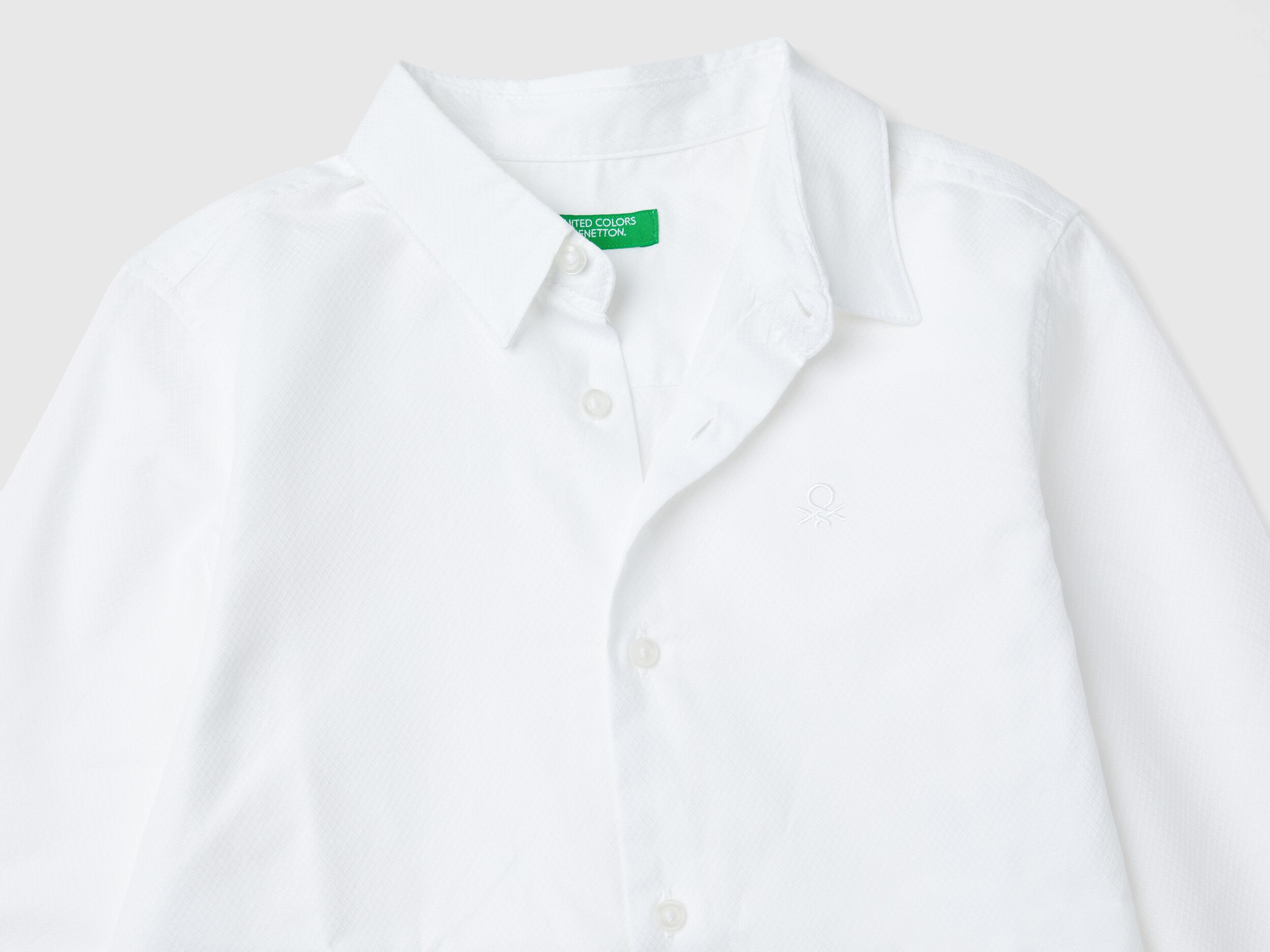 送料無料 通販  cotton pure in shirt Classic - Benetton | White その他