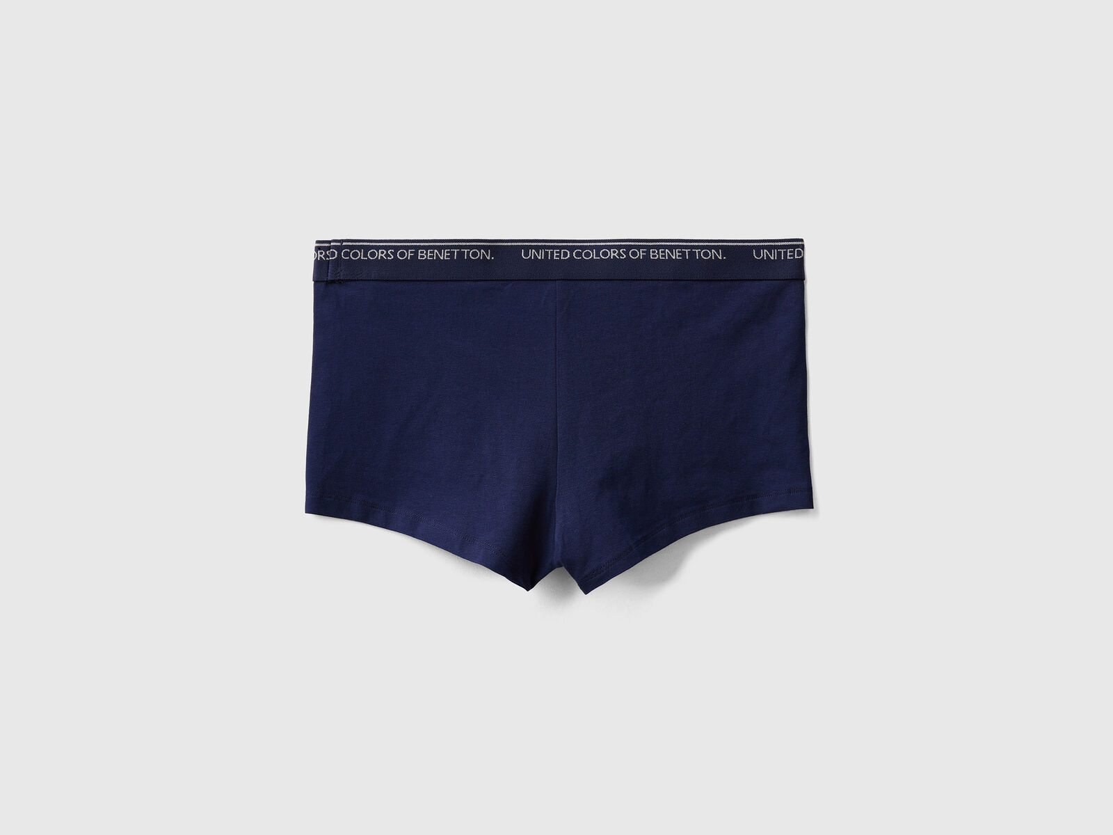 Fitted boxers in organic cotton - Dark Blue