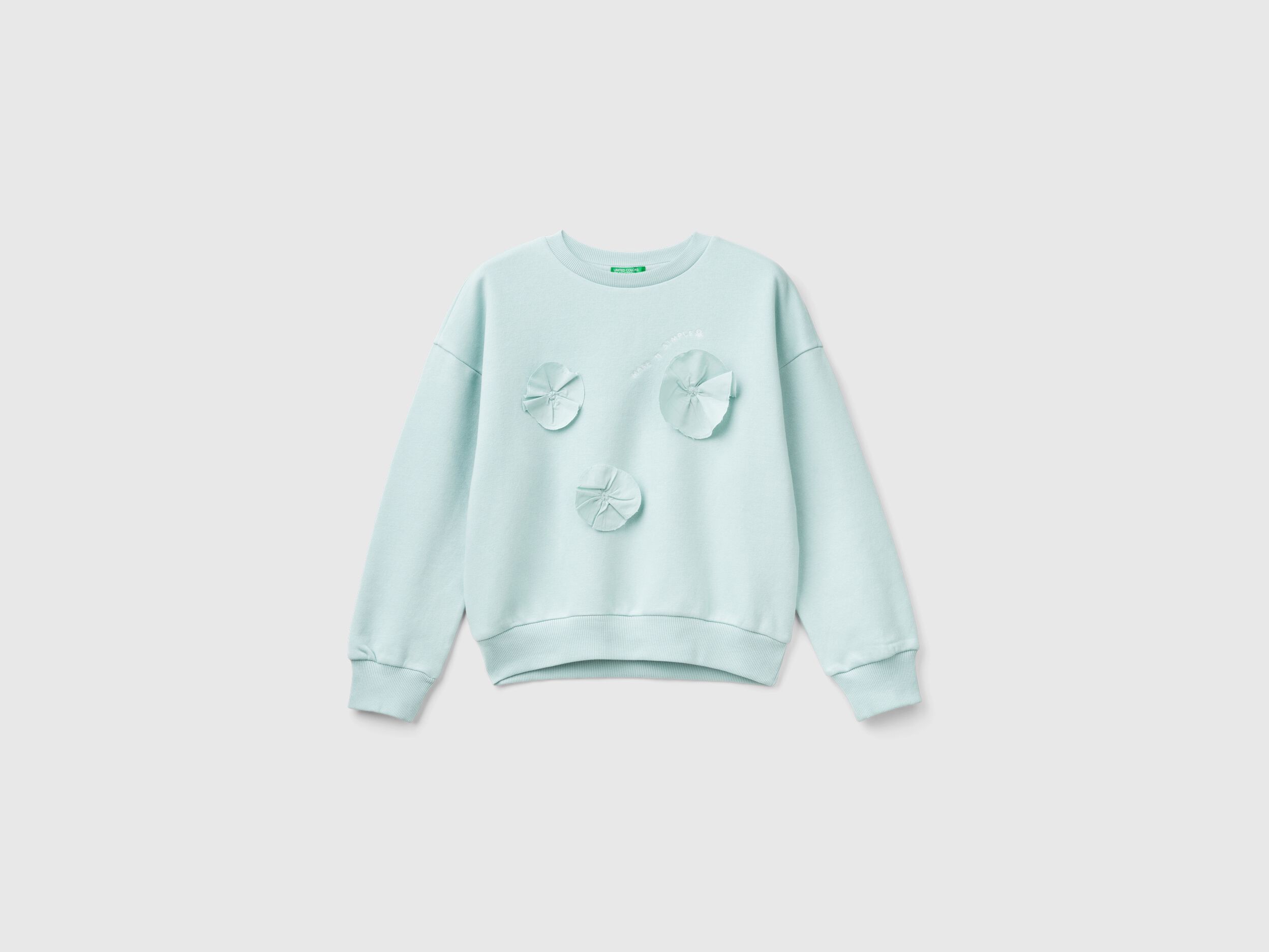 Girls teal sweatshirt sale