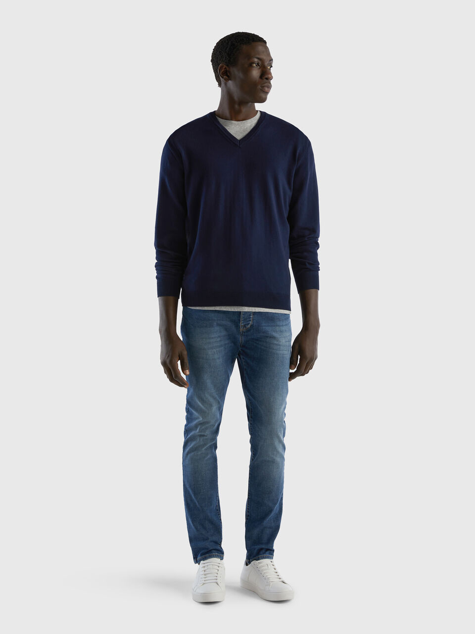 Skinny fit jeans - Blue | Benetton | Stretchjeans