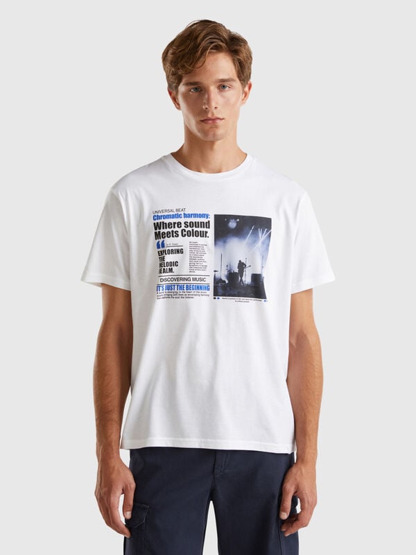 T-shirt with photographic print Men