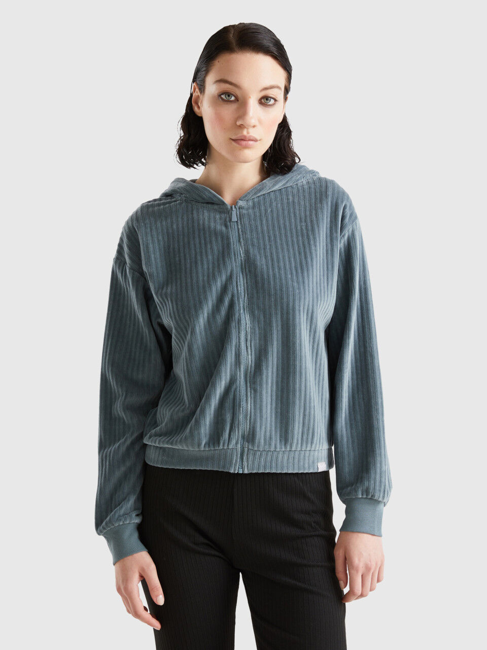 Benetton hoodie women's best sale