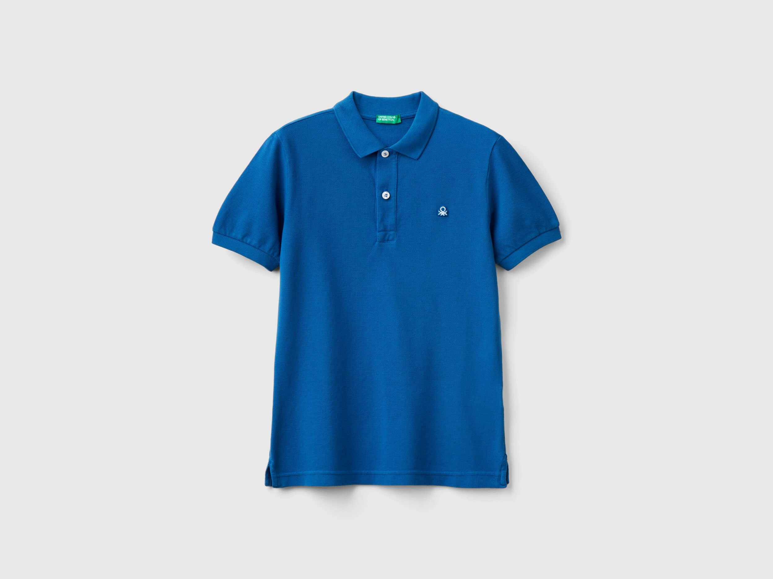 Junior Boys Short Sleeve Polos New Collection 2024 Benetton
