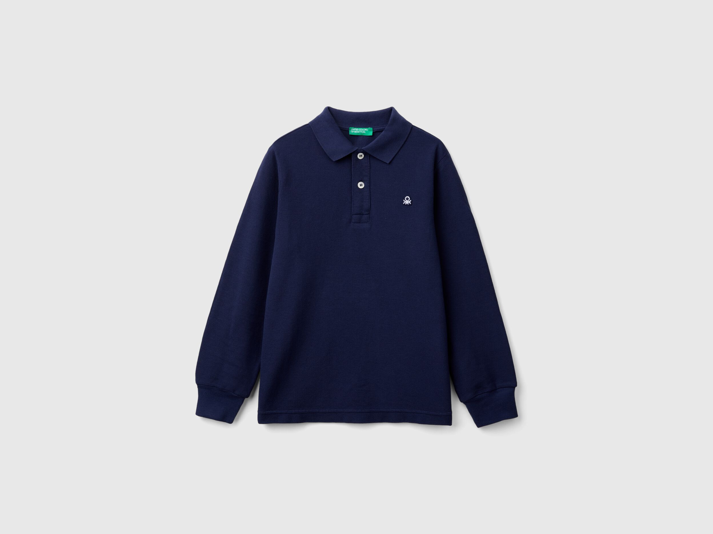 Benetton long sleeve polo online