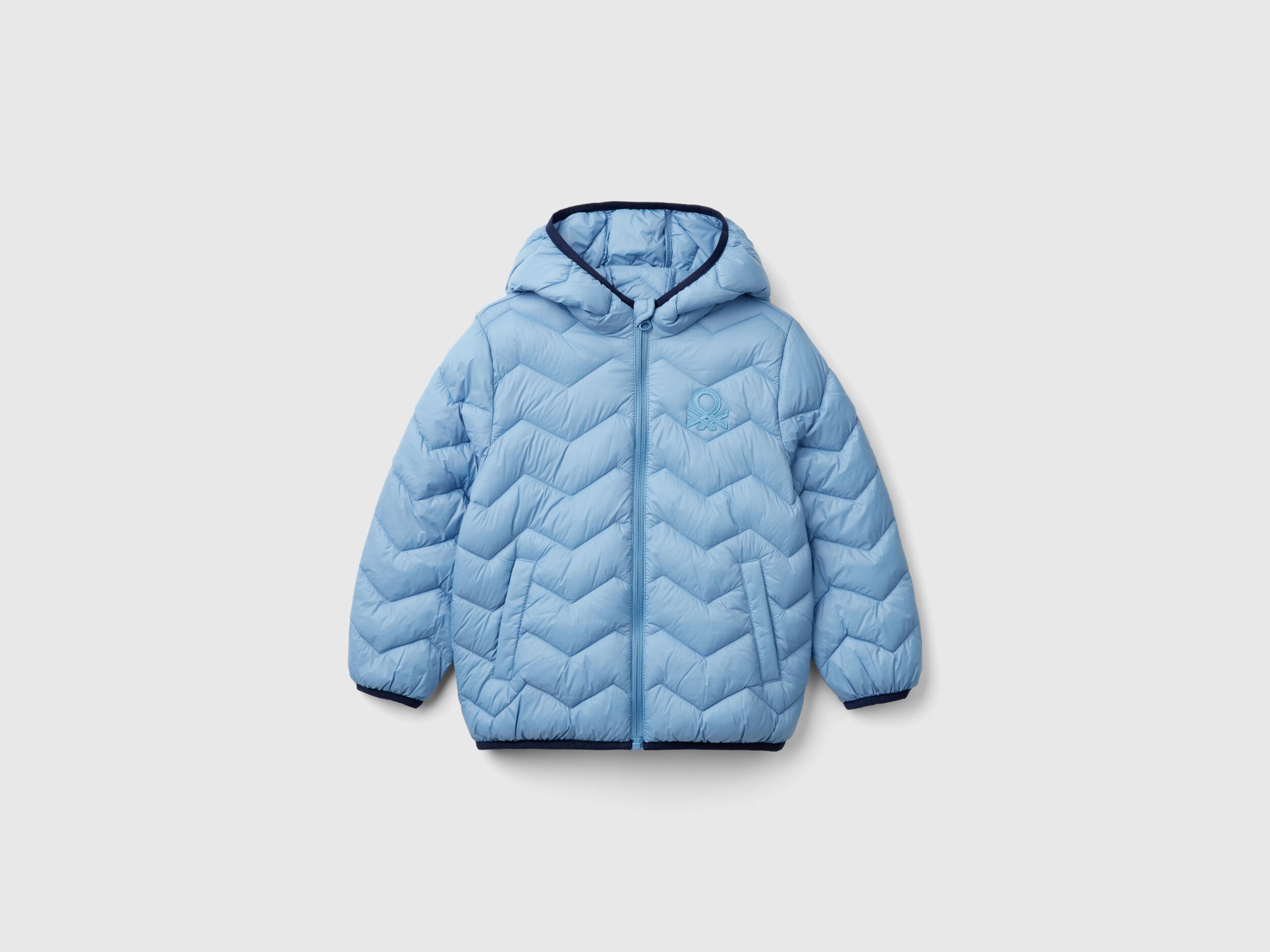 Benetton padded jacket with hood outlet