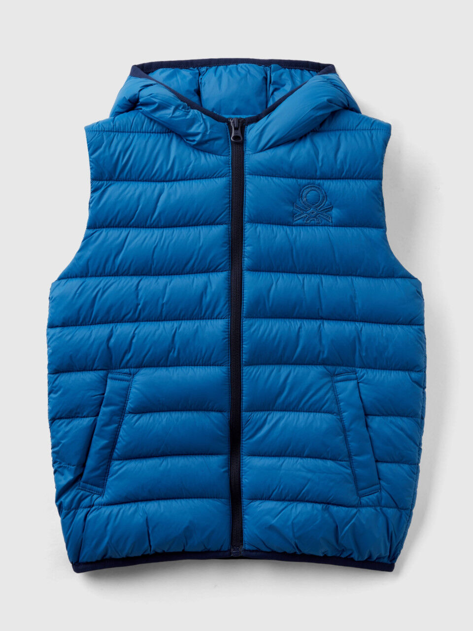 Junior Boys Sleeveless Puffer Jackets Collection 2023 Benetton