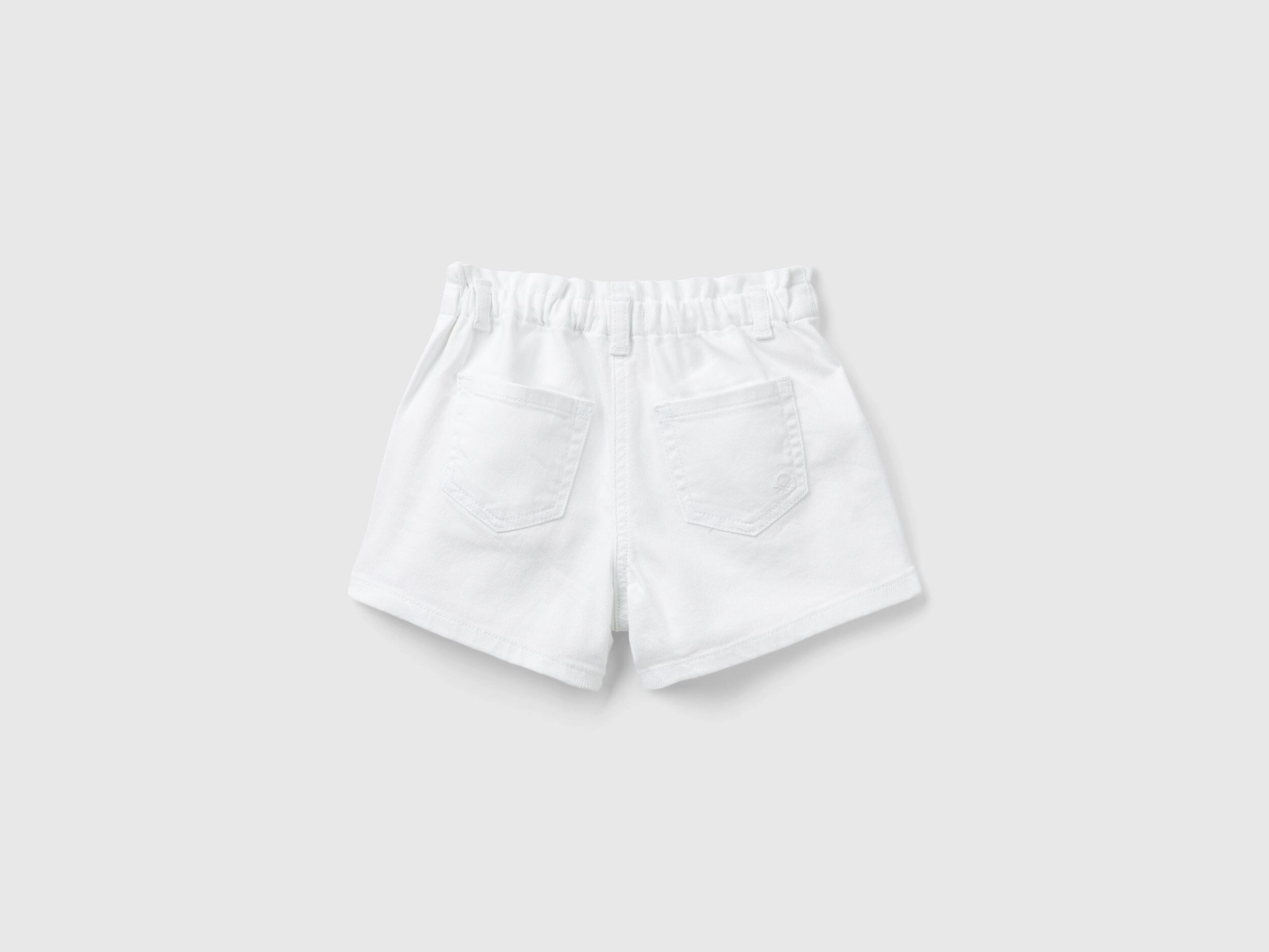 Cotton paperbag shorts on sale
