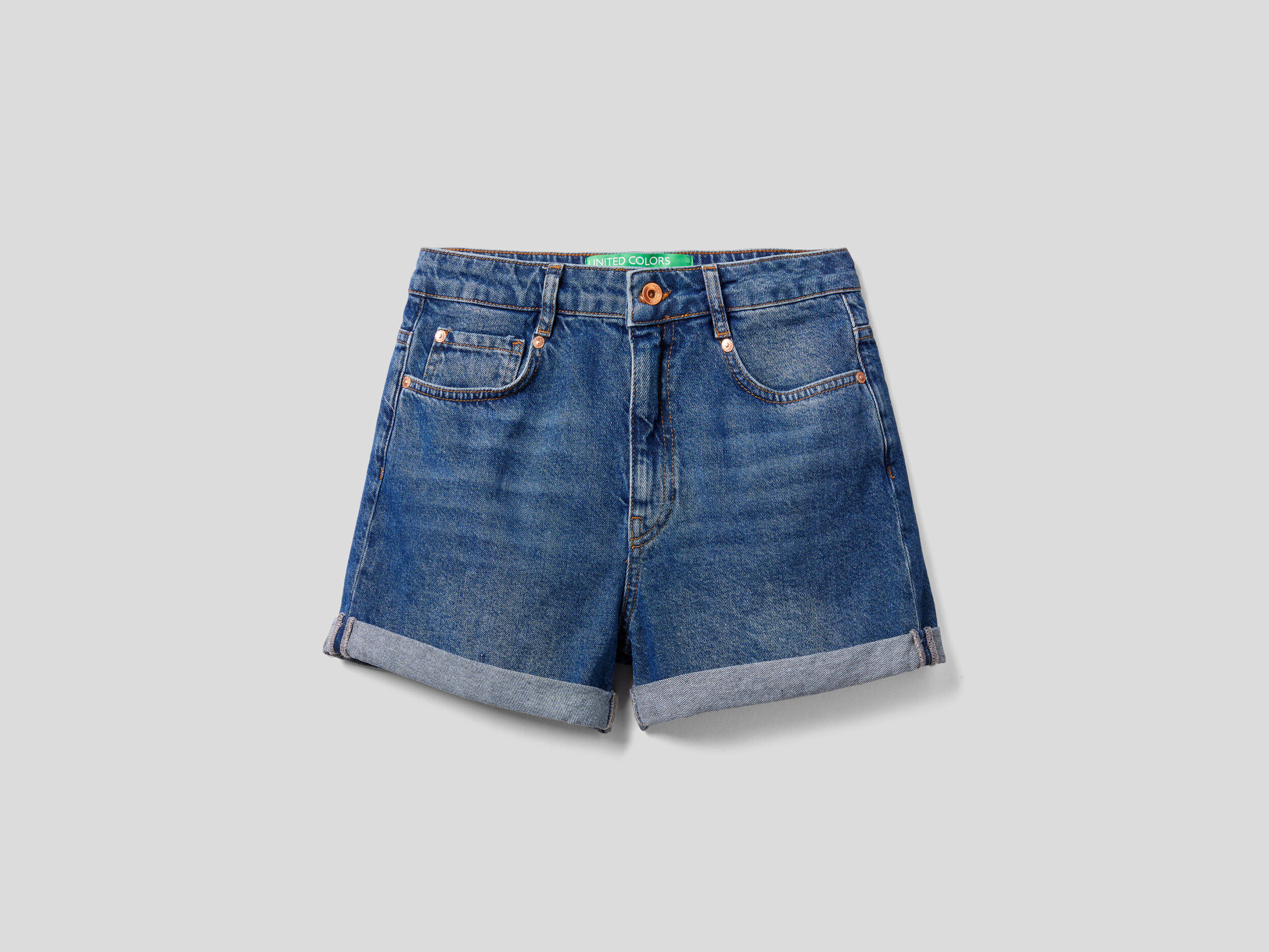 100 cotton denim shorts