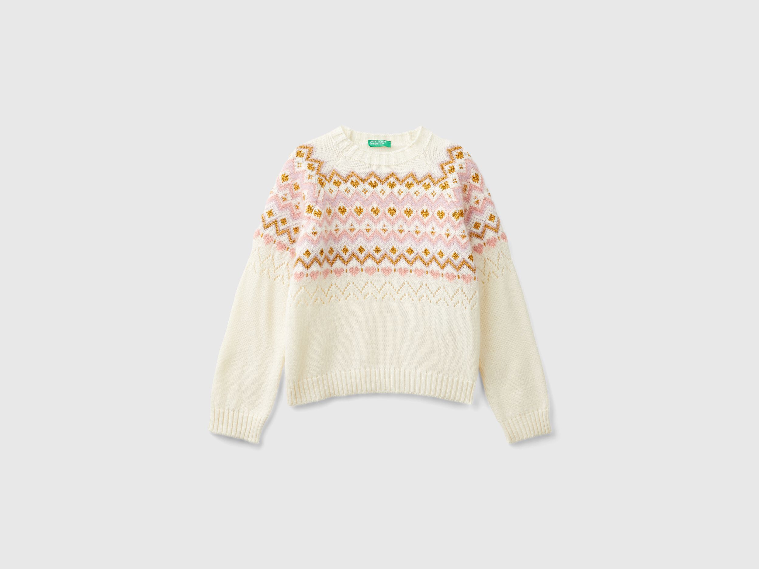 Junior Girls Sweaters and Knitwear New Collection 2024 Benetton