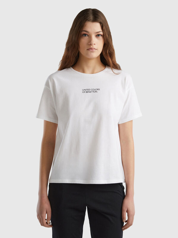 Camiseta de manga corta con logotipo Mujer