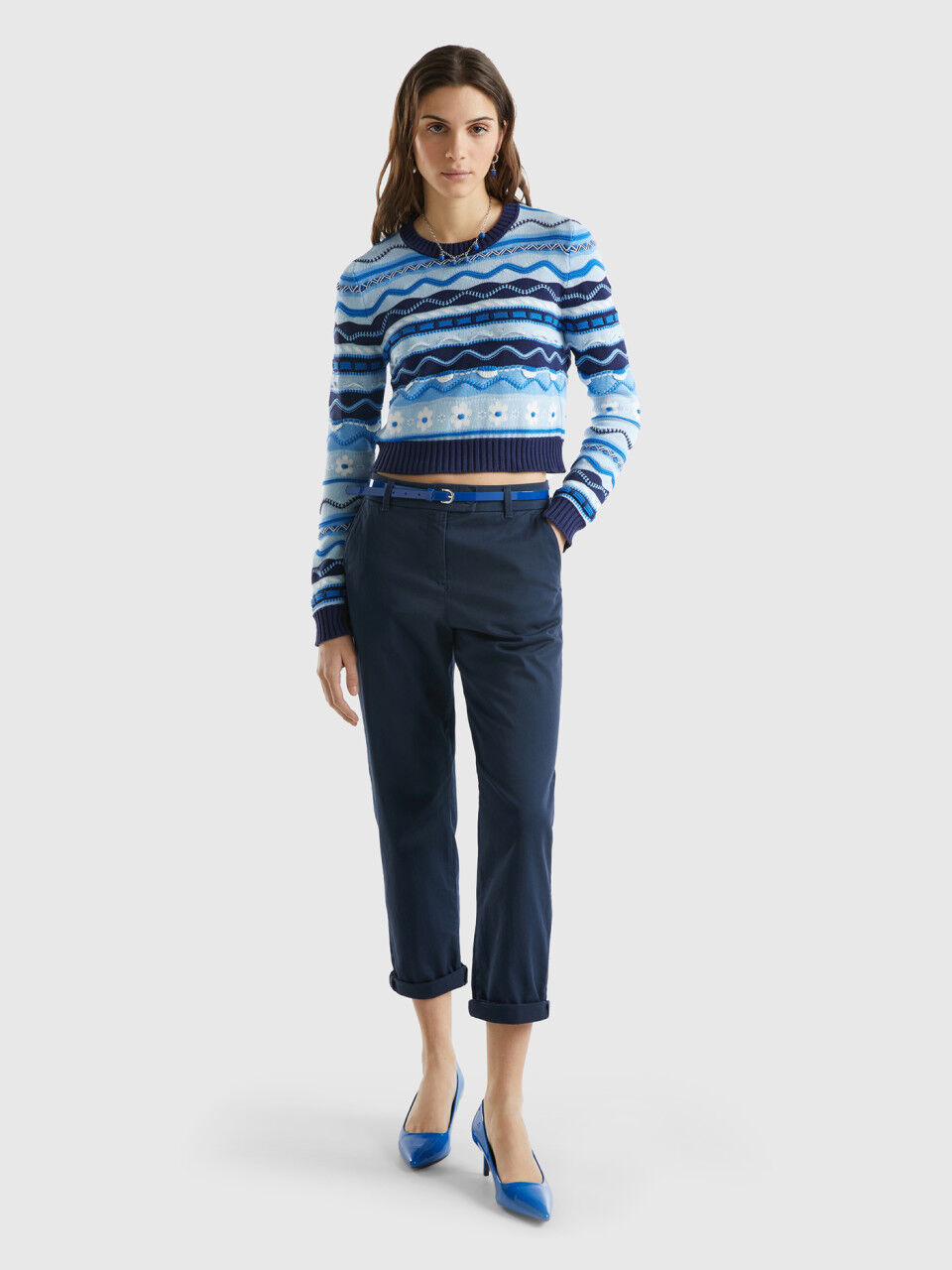 Pantalones chinos deals mujer benetton