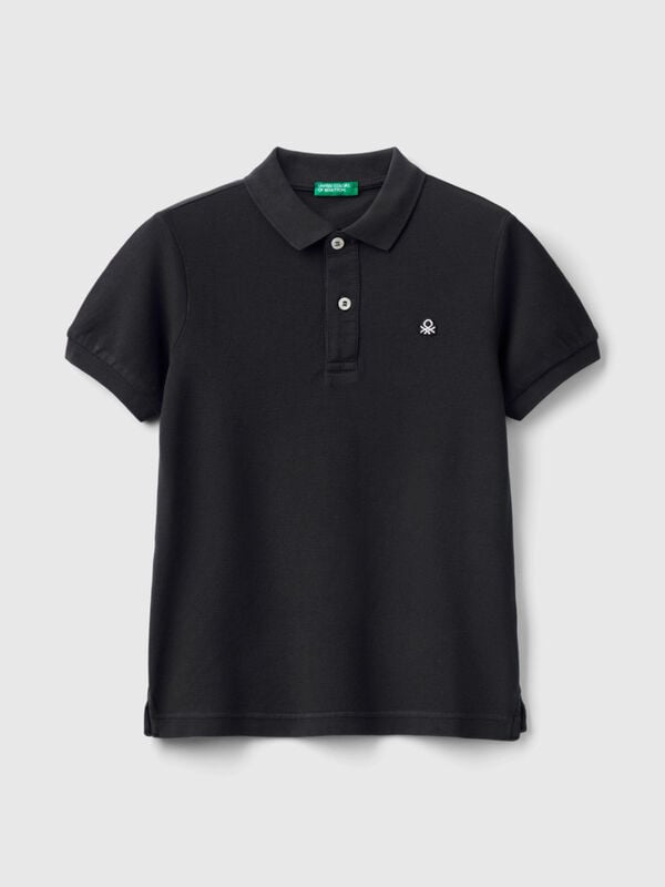 Slim fit polo in 100% organic cotton Junior Boy