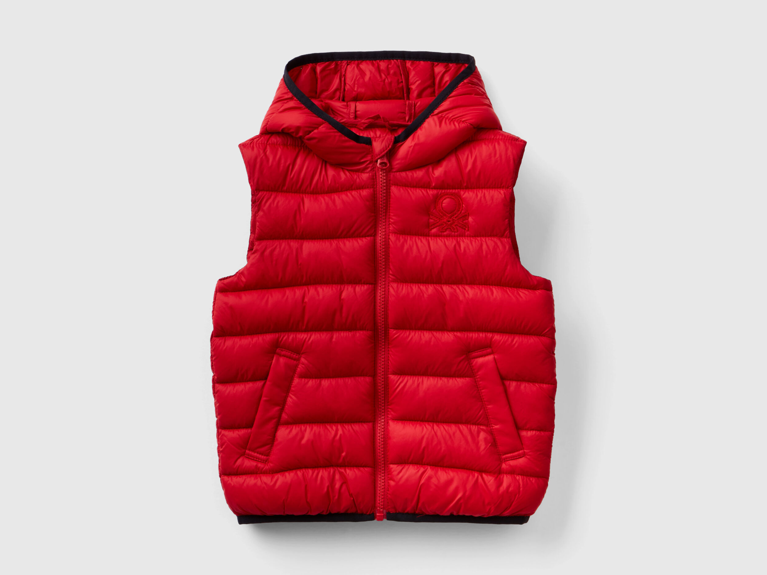 Benetton padded top jacket with hood