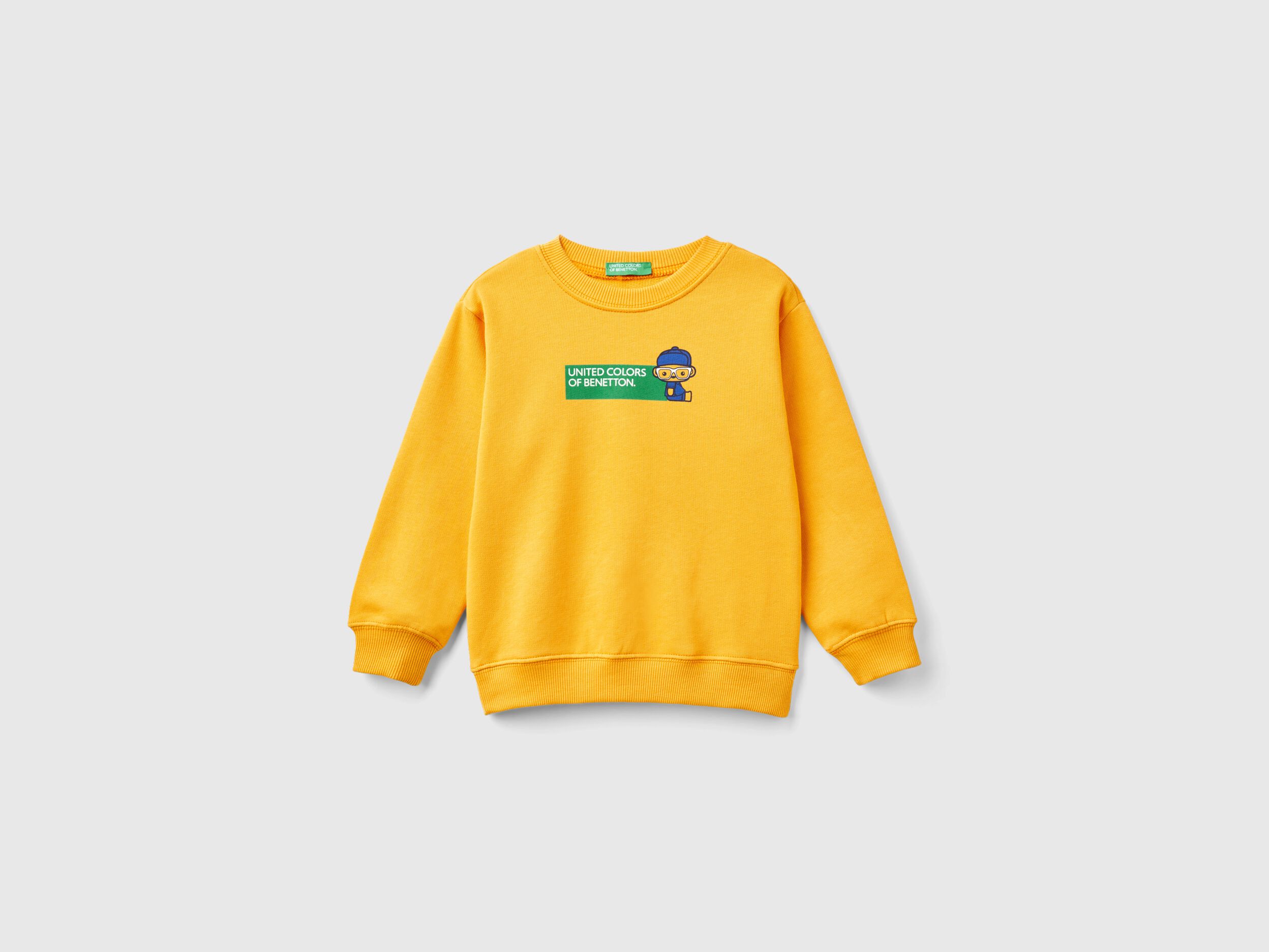 Yellow sweatshirt for boys deals
