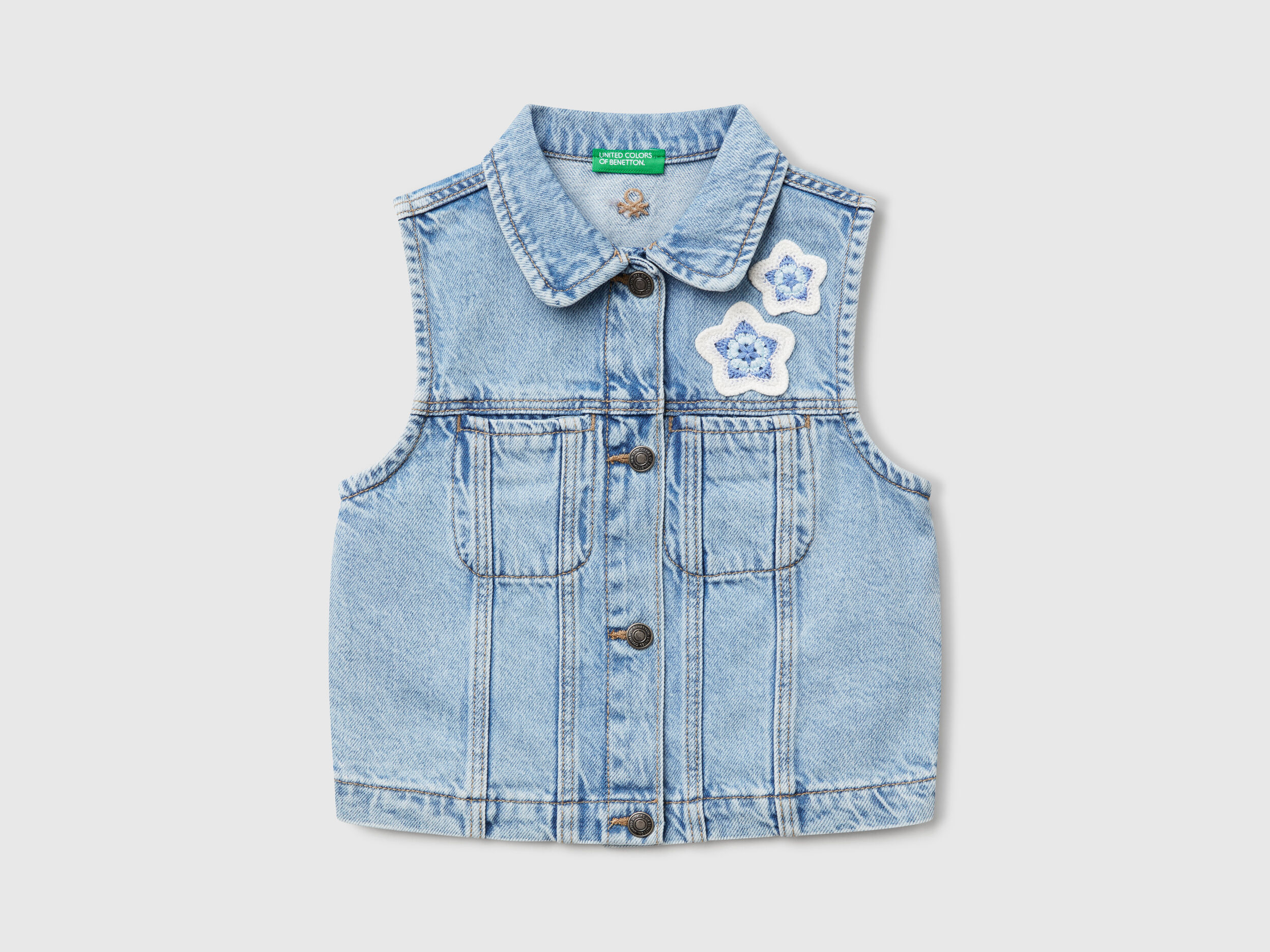 benetton girls coats
