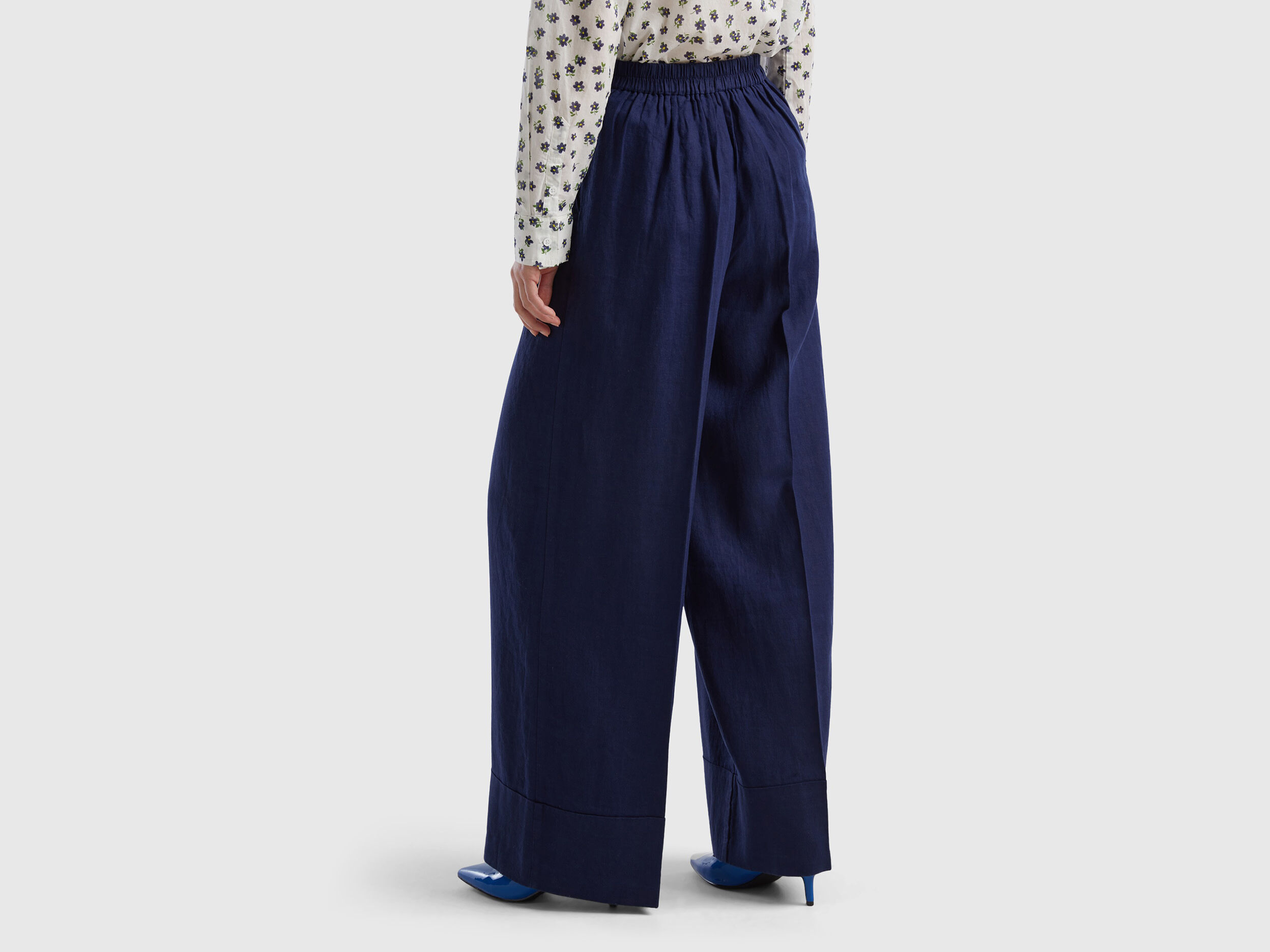Benetton discount linen pants