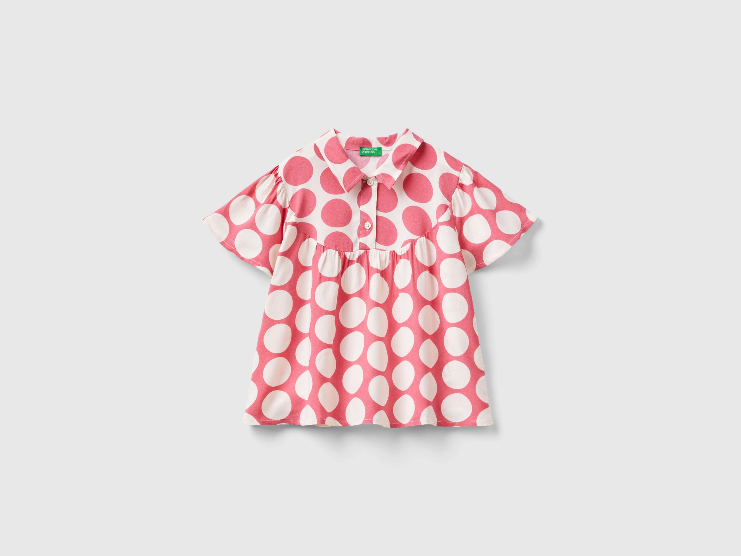 Multi colored polka discount dot blouse