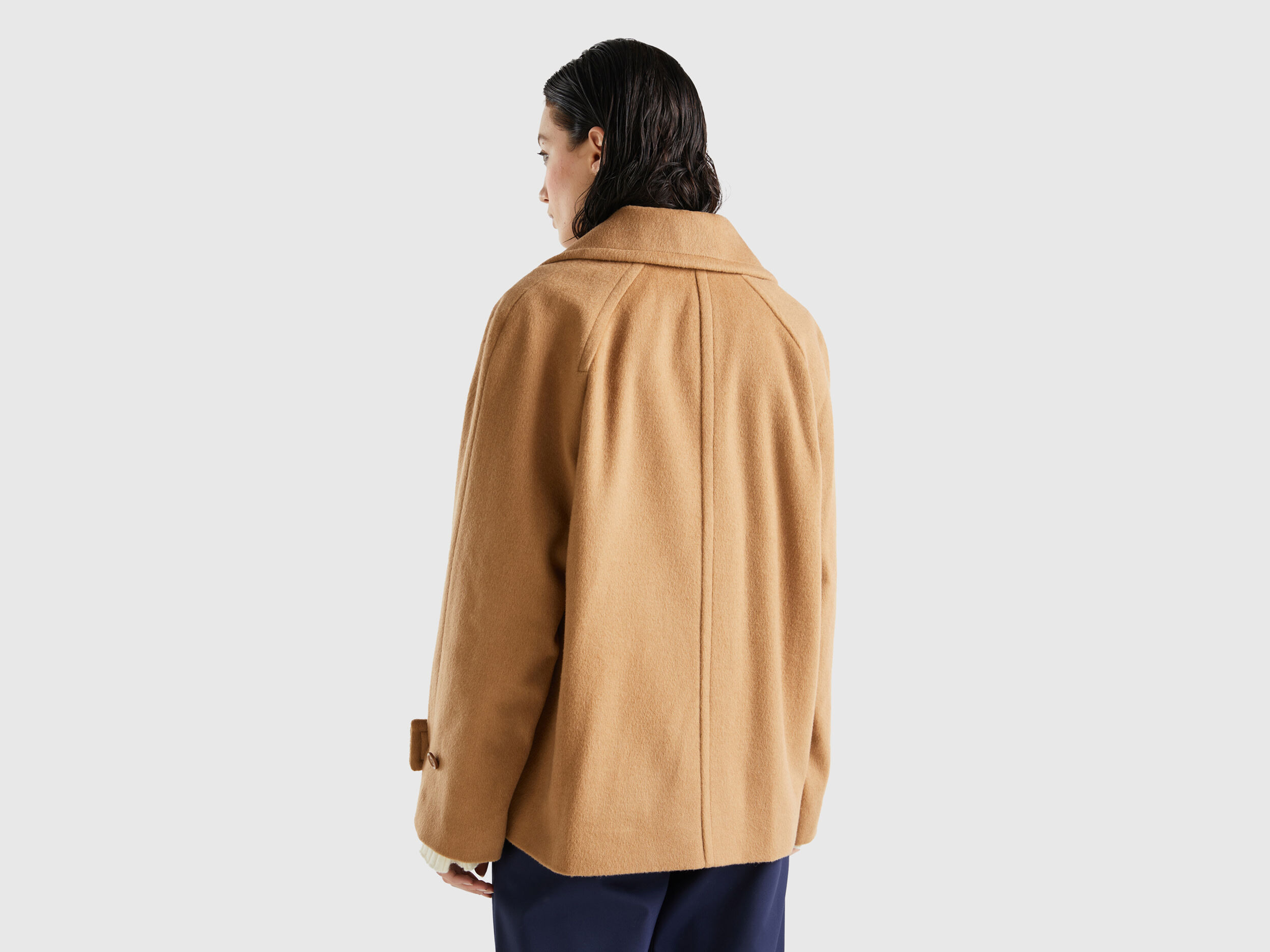 Manteau shop benetton camel