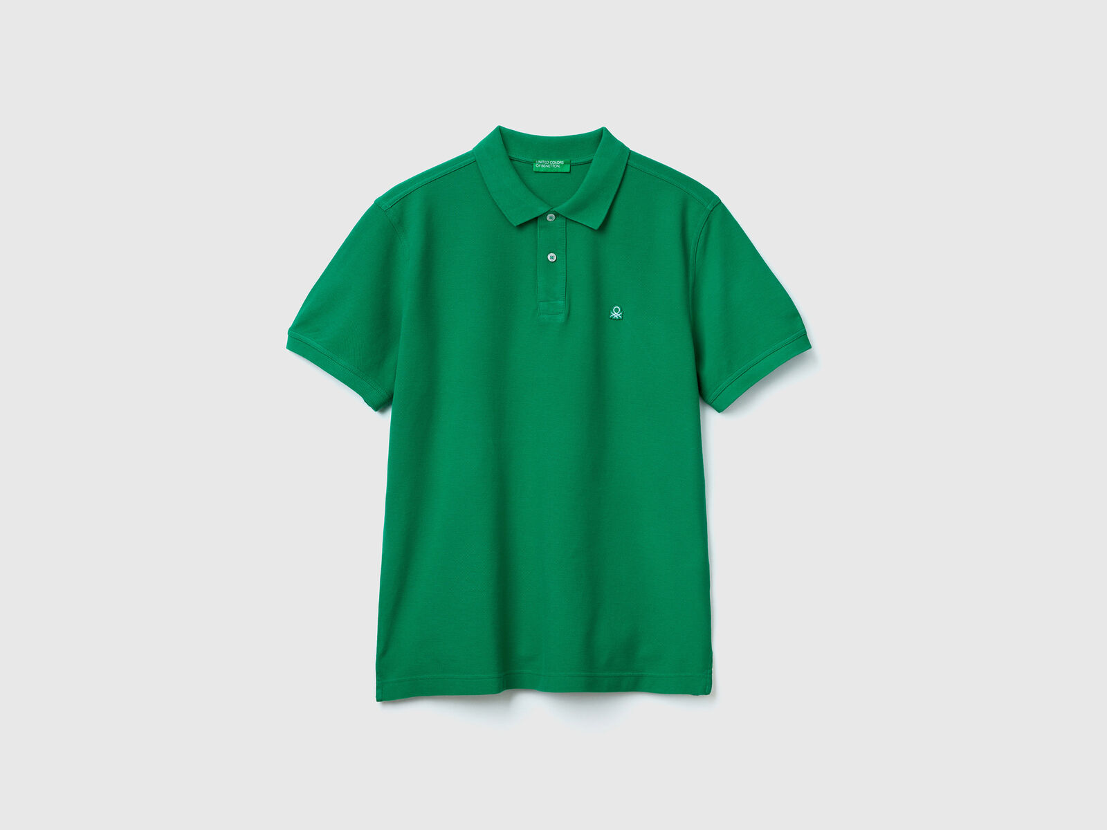 Green regular fit polo - Green | Benetton | Poloshirts