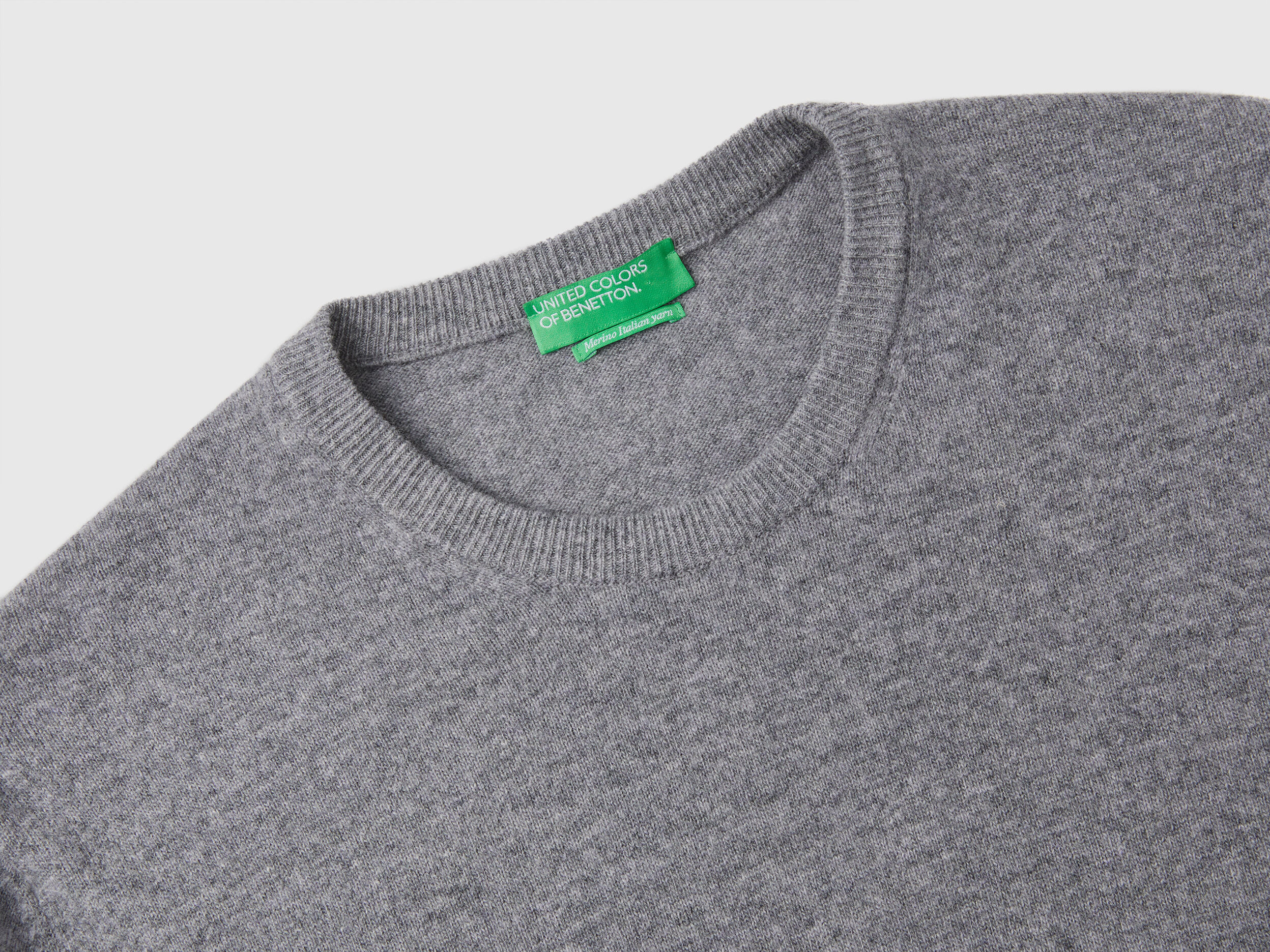 Dark grey crew on sale neck sweater