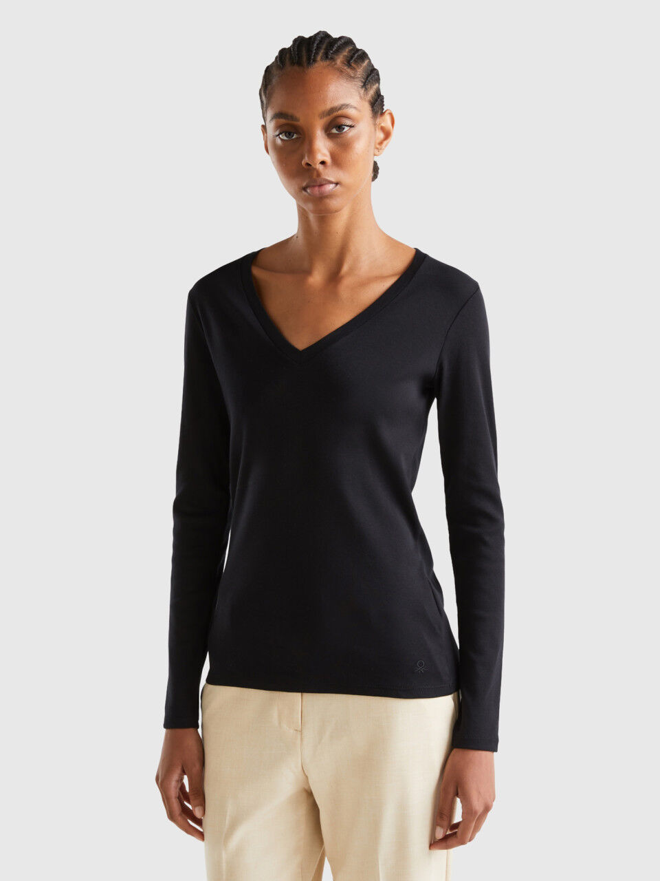 Women s Long Sleeve T shirts New Collection 2024 Benetton