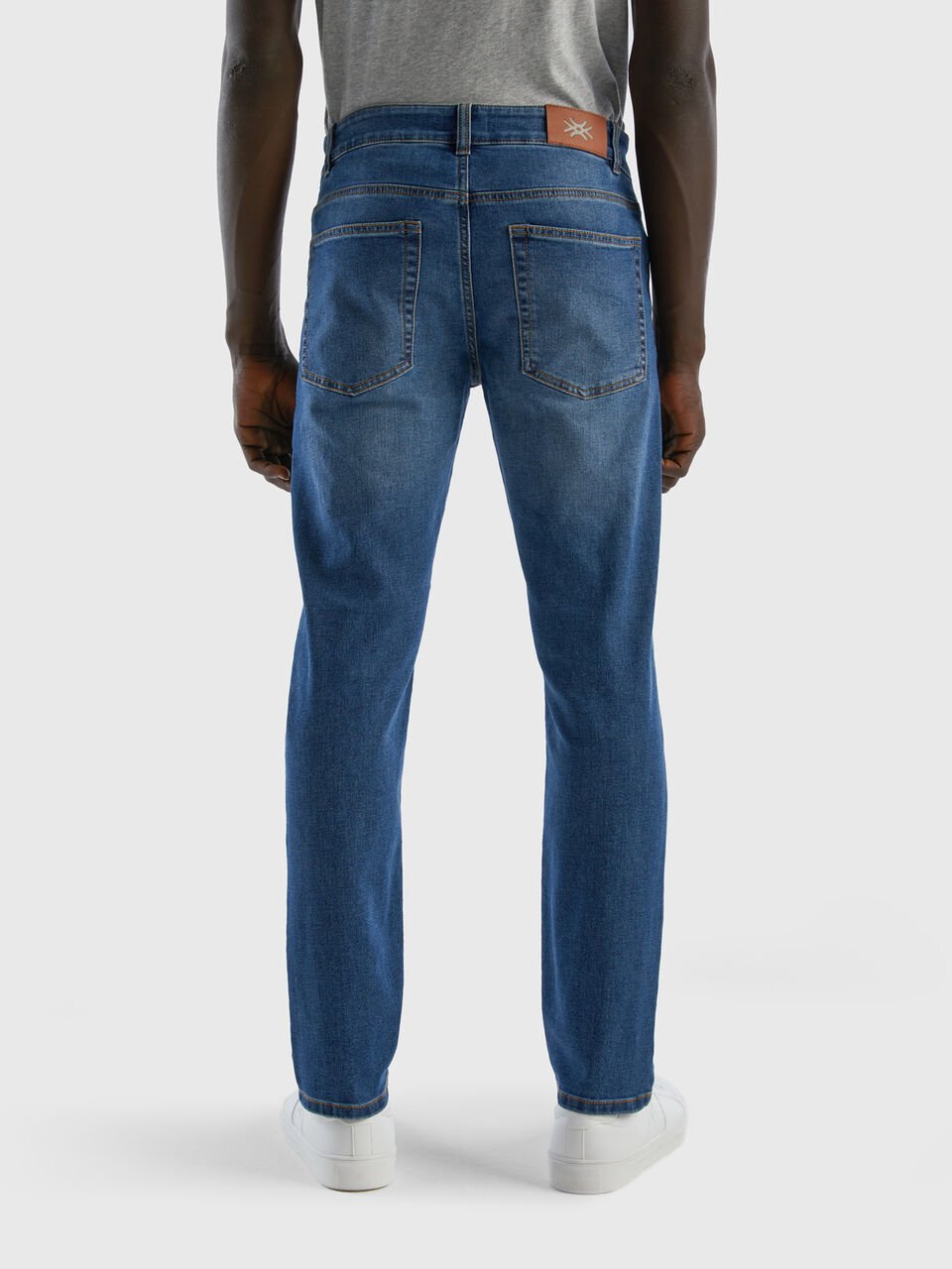 Five pocket slim fit jeans - Blue