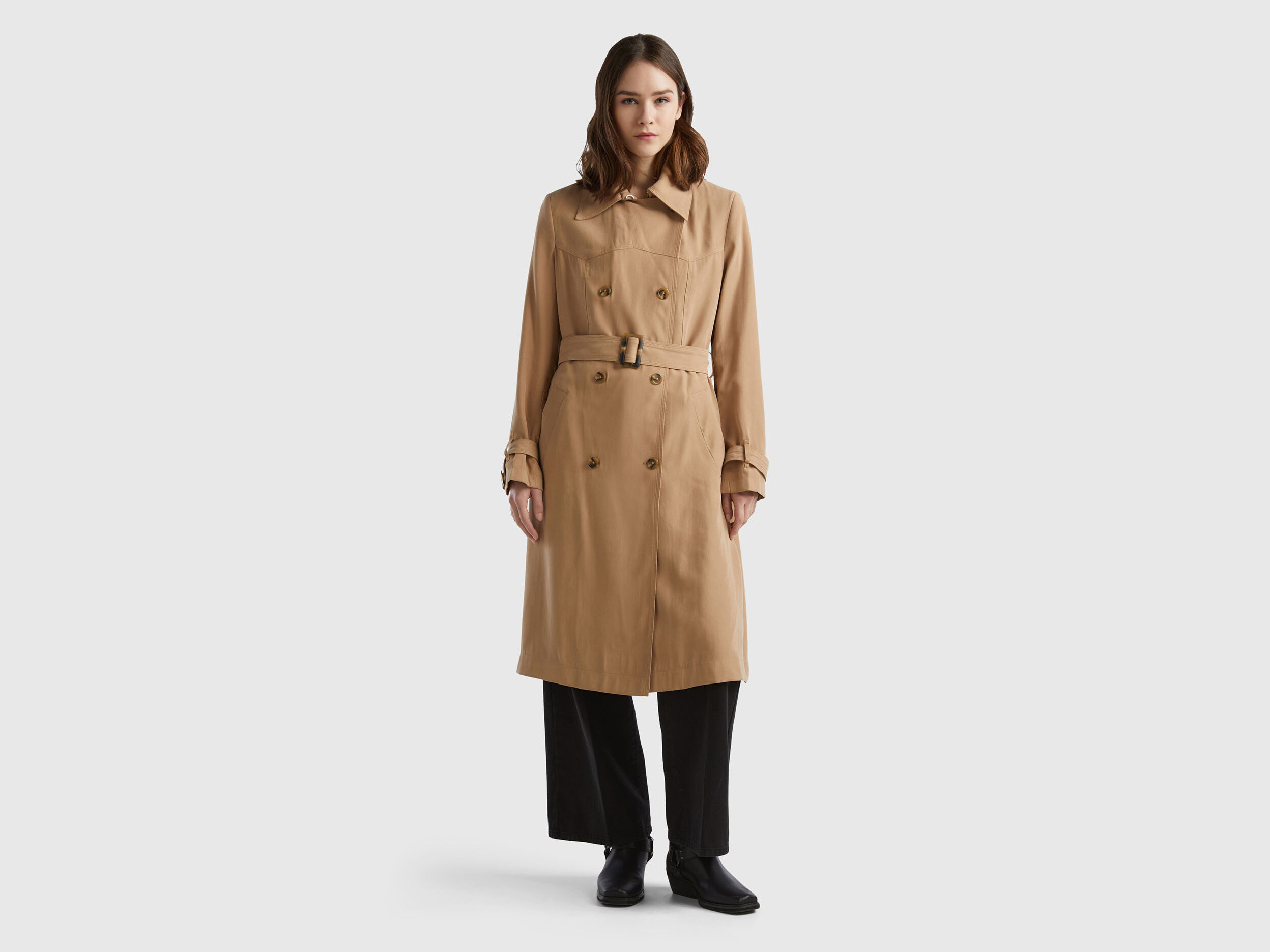 Benetton online trench coat