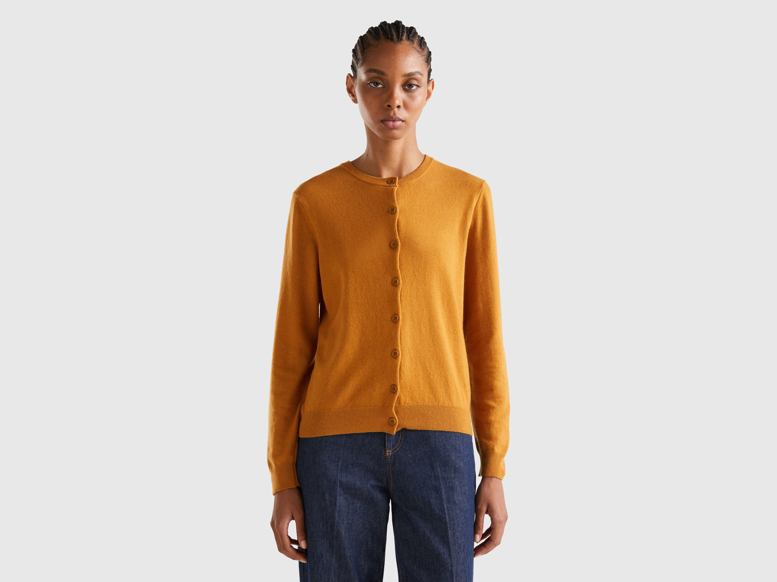 Benetton cashmere blend cardigan cheap