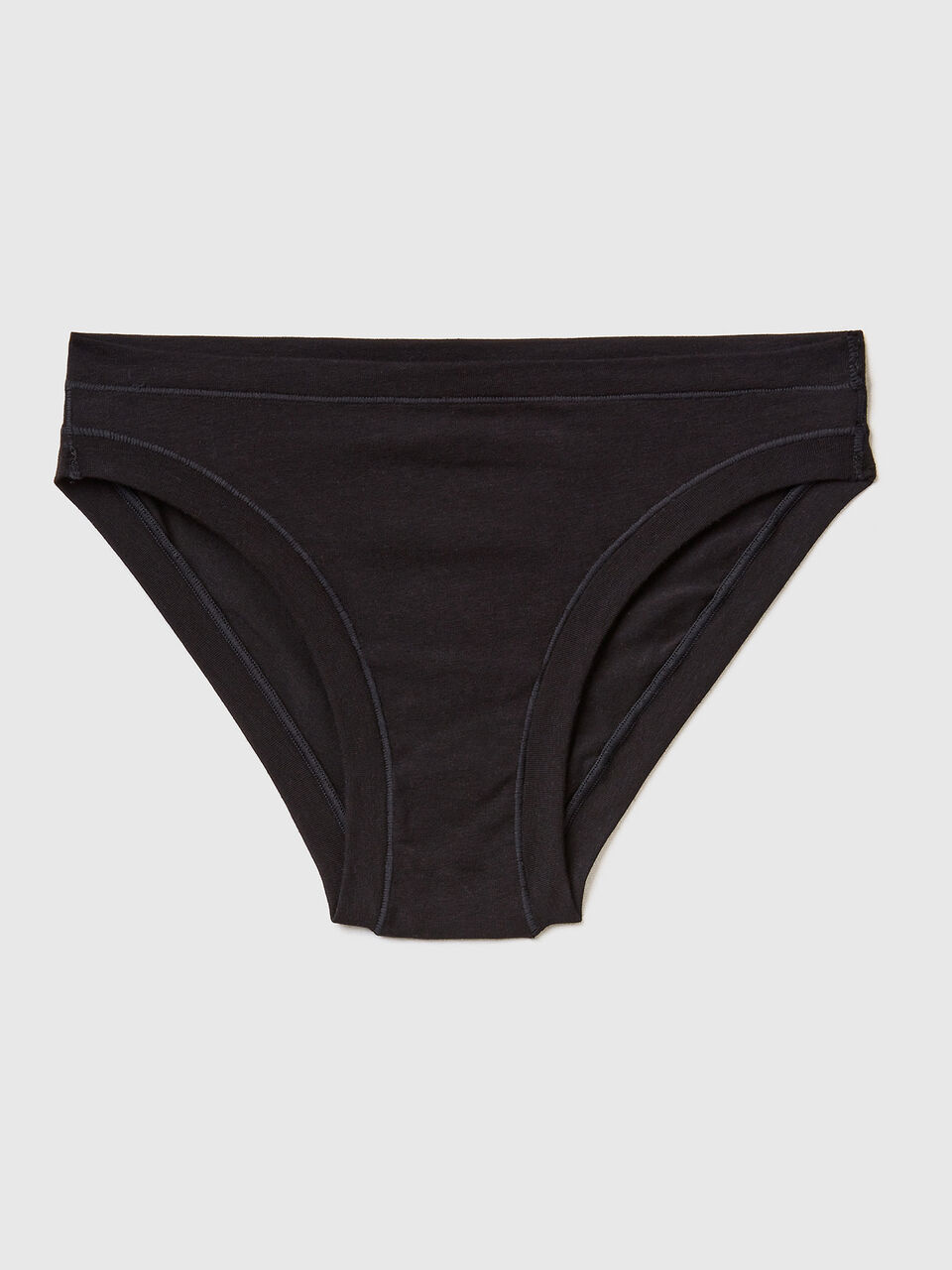 Mid Rise Underwear - Black