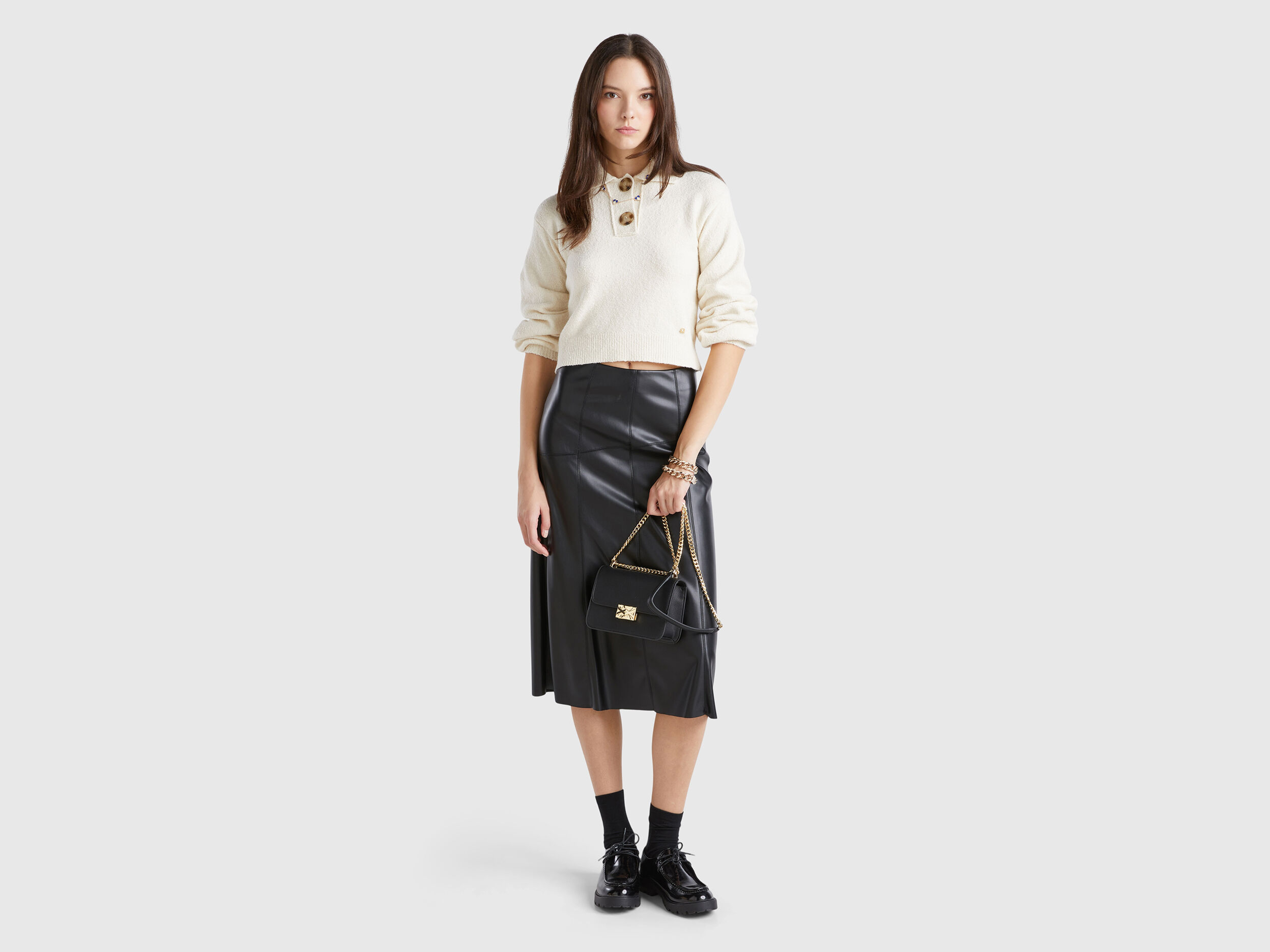 Midi and Pencil Skirt New Collection Benetton
