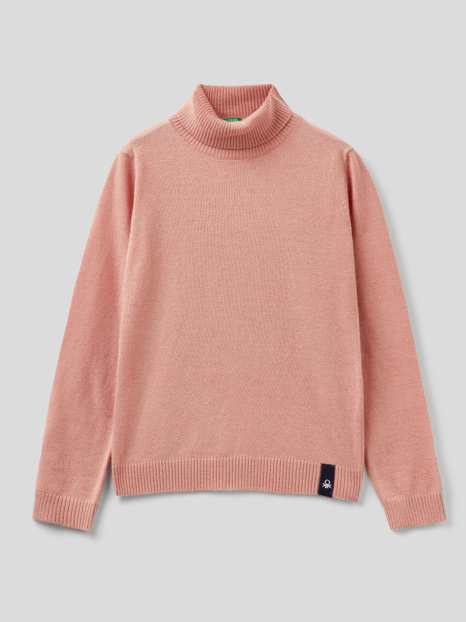 Turtleneck sweater in wool blend