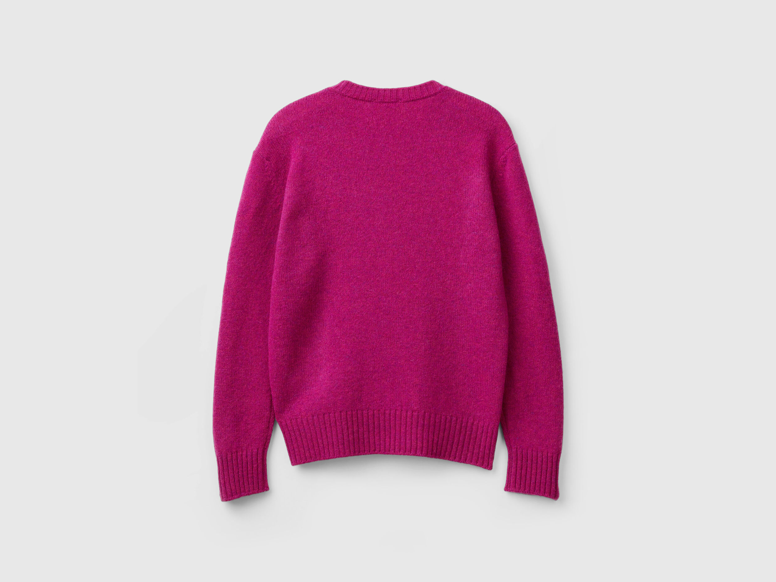 商品画像：Sweater in Shetland wool - Gray | Benetton 1