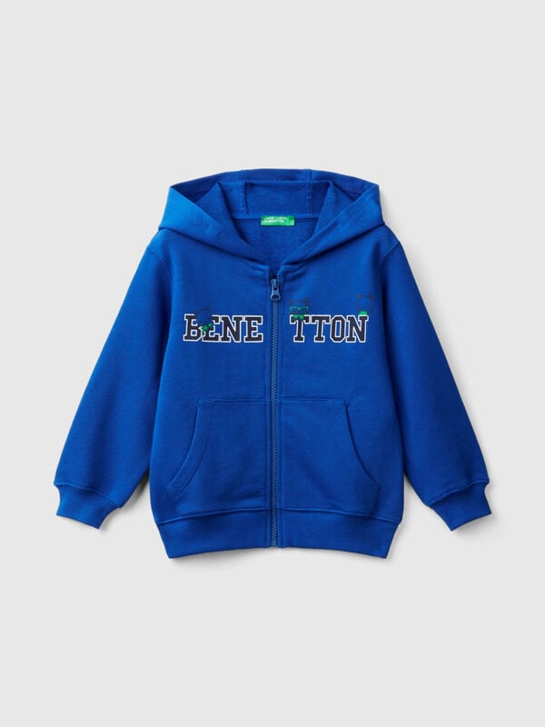 Sudadera con logotipo y capucha Niño