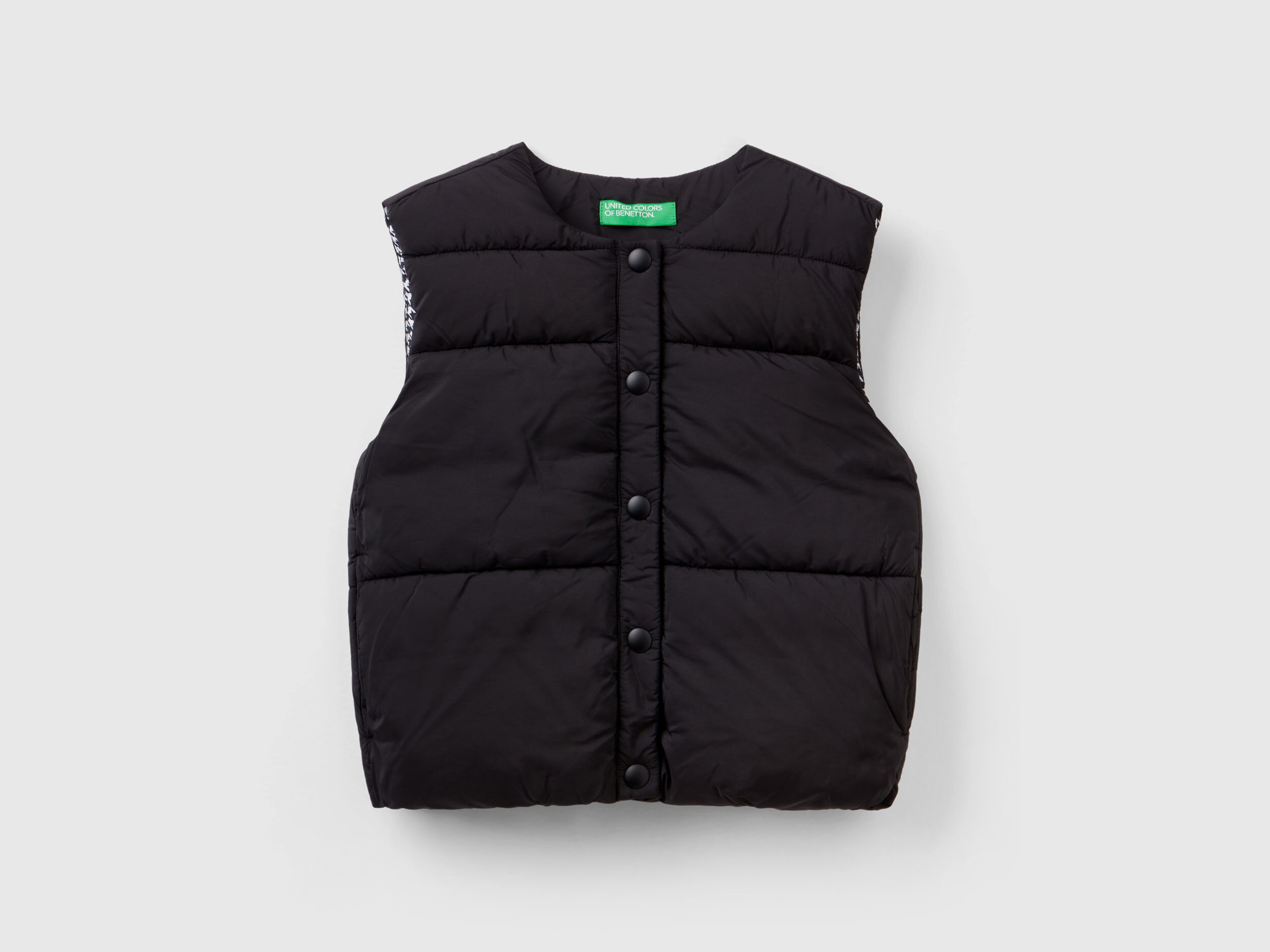 Padded vest in 3D wadding