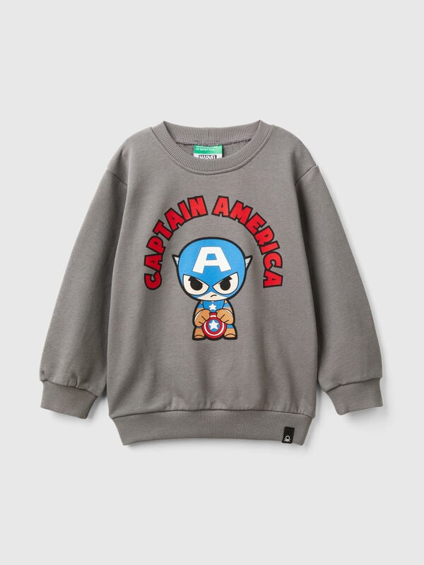 Sudadera ©Marvel gris del Capitán América Niño