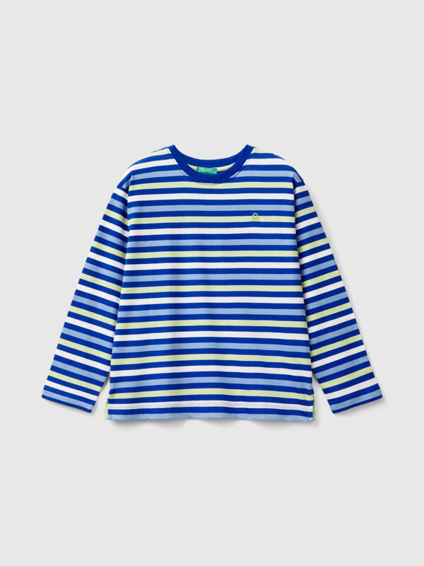 Striped t-shirt in 100% cotton Junior Boy