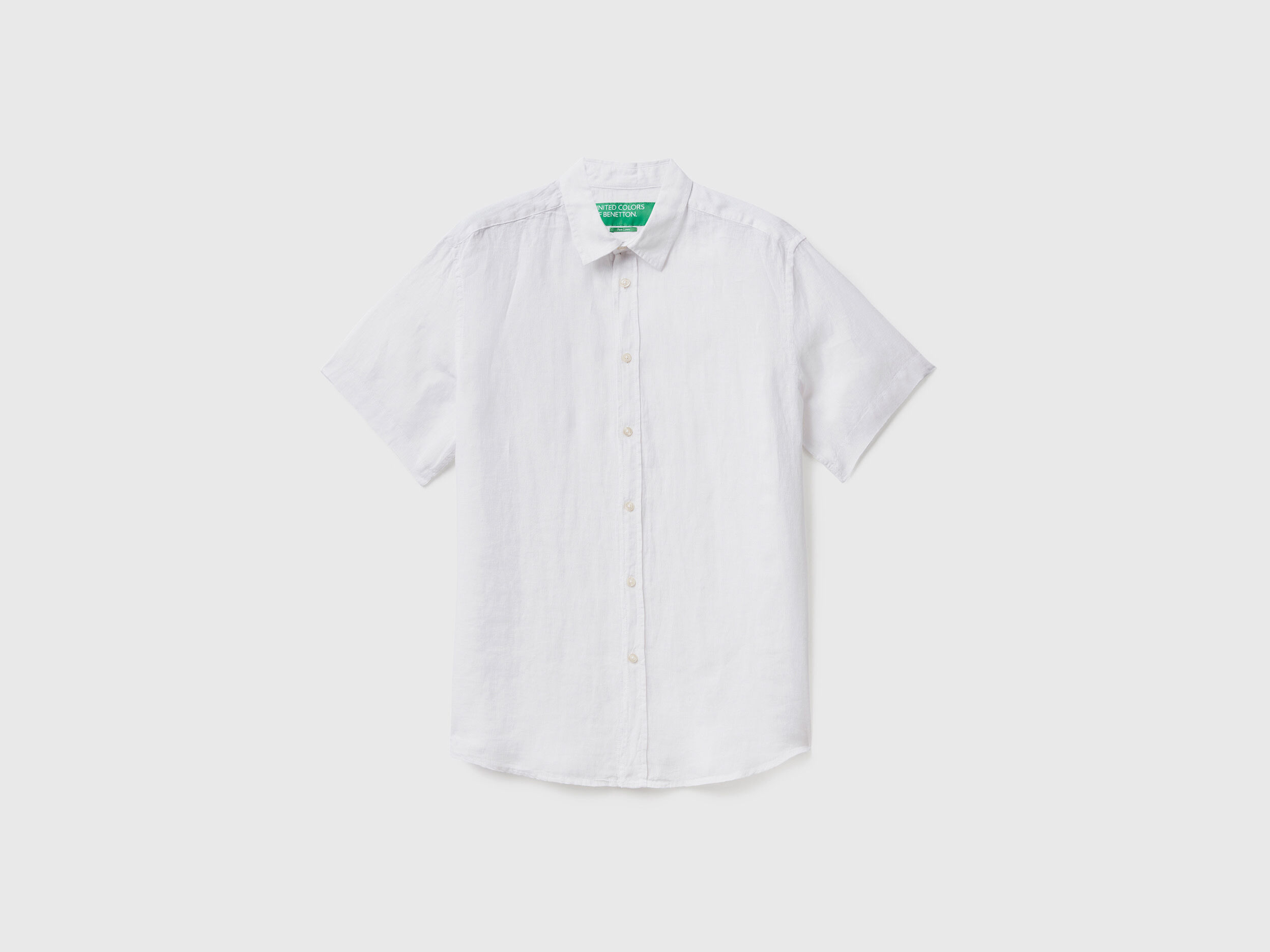 Benetton on sale camicia lino