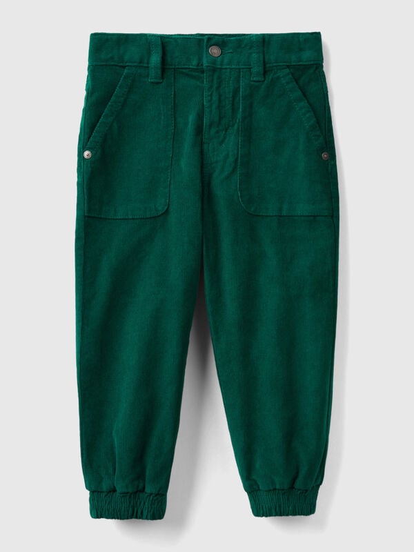 Stretch velvet trousers Junior Boy