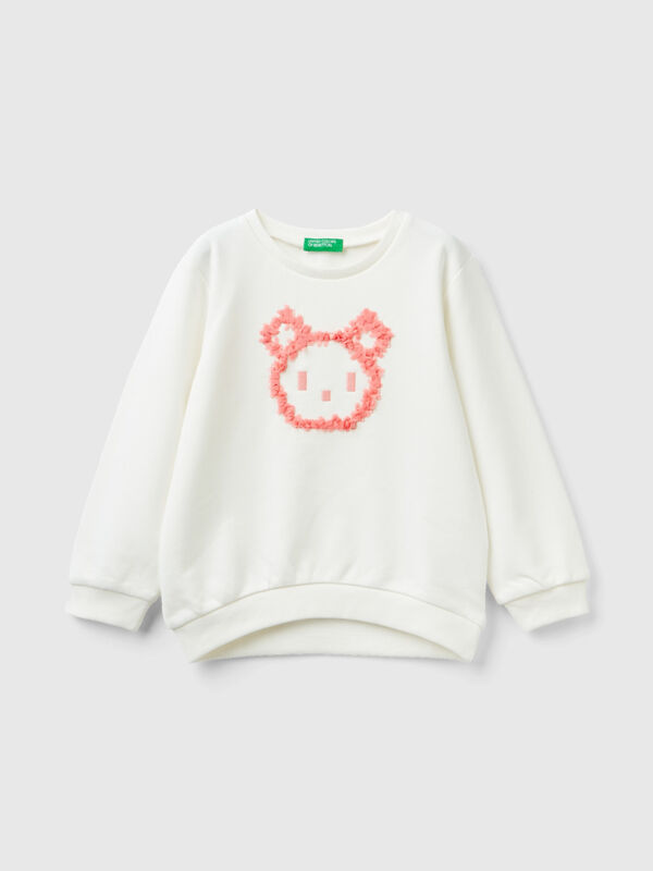 Kid Girls\' Sweatshirts hood Collection Benetton without | 2023