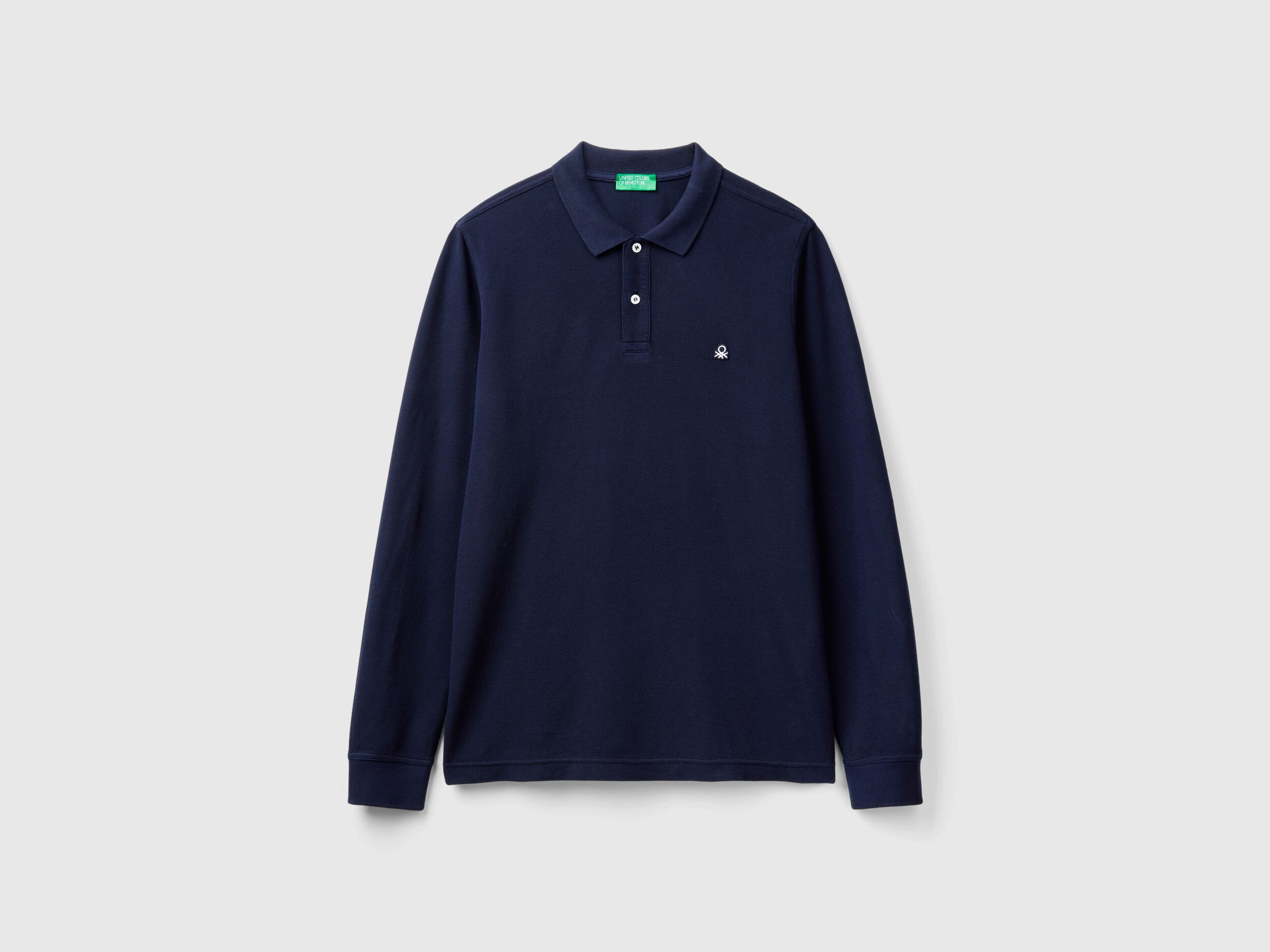 Long sleeve 100 cotton polo