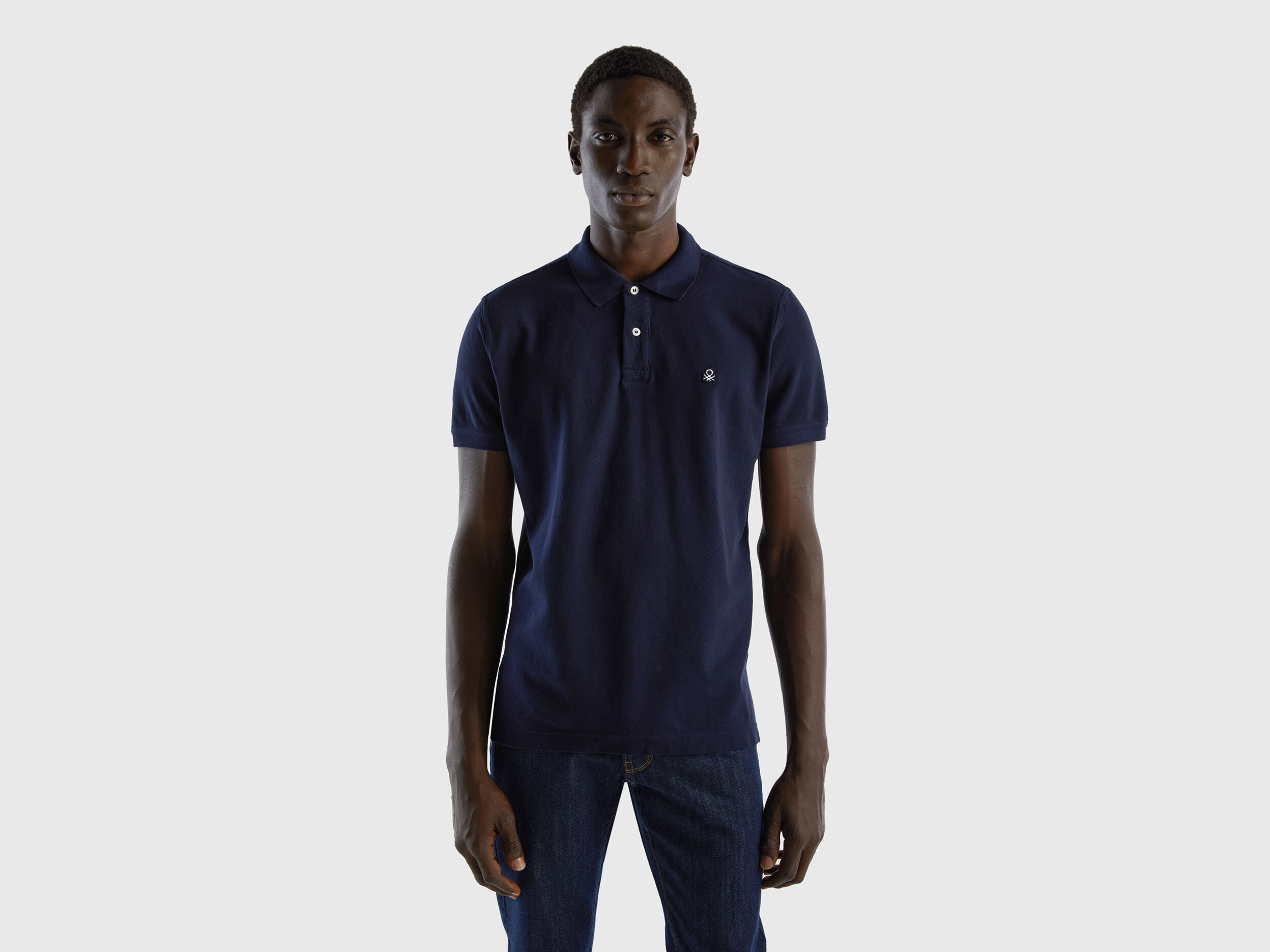 Dark blue polo hotsell shirt
