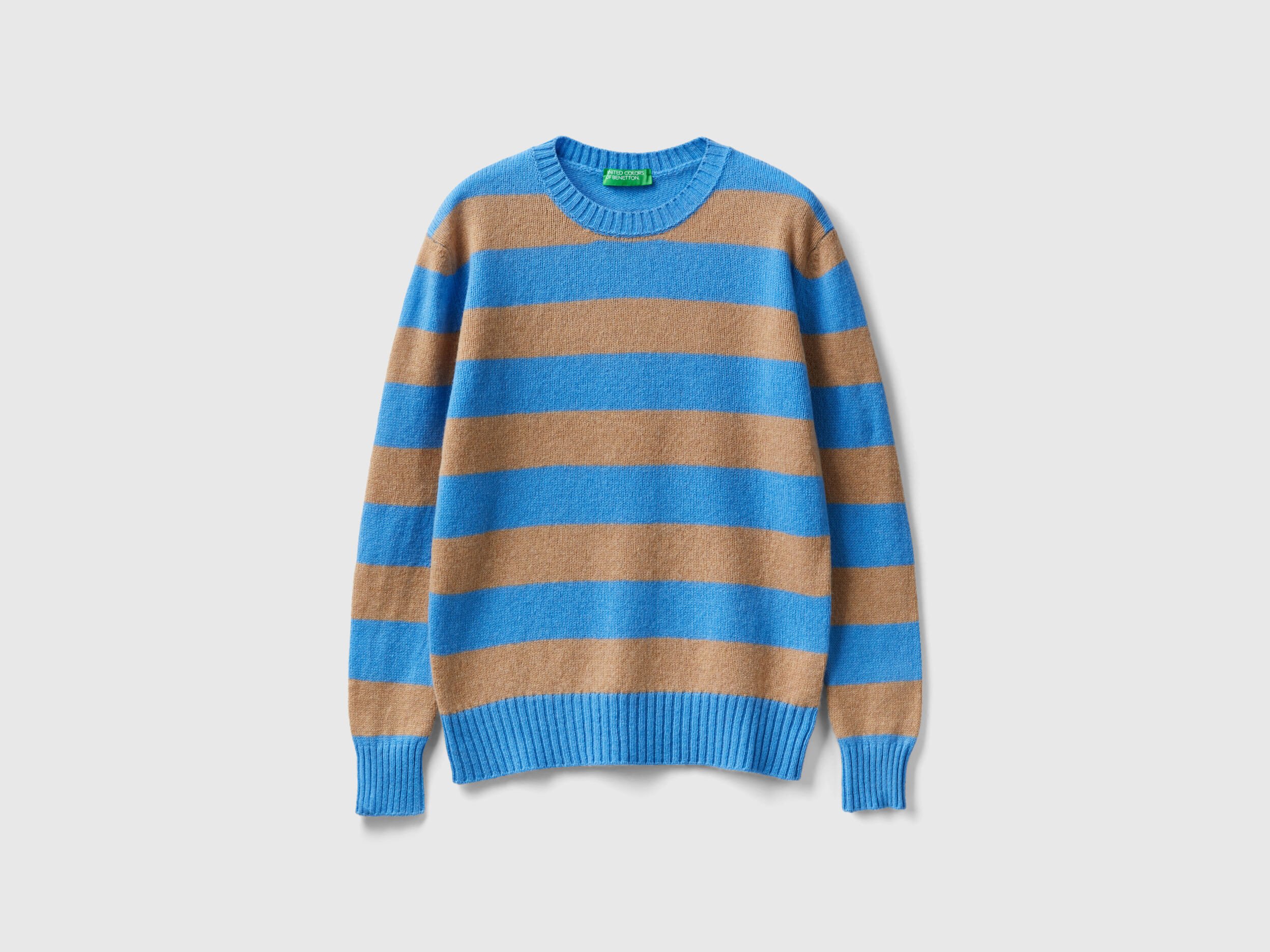 Blue yellow clearance striped sweater